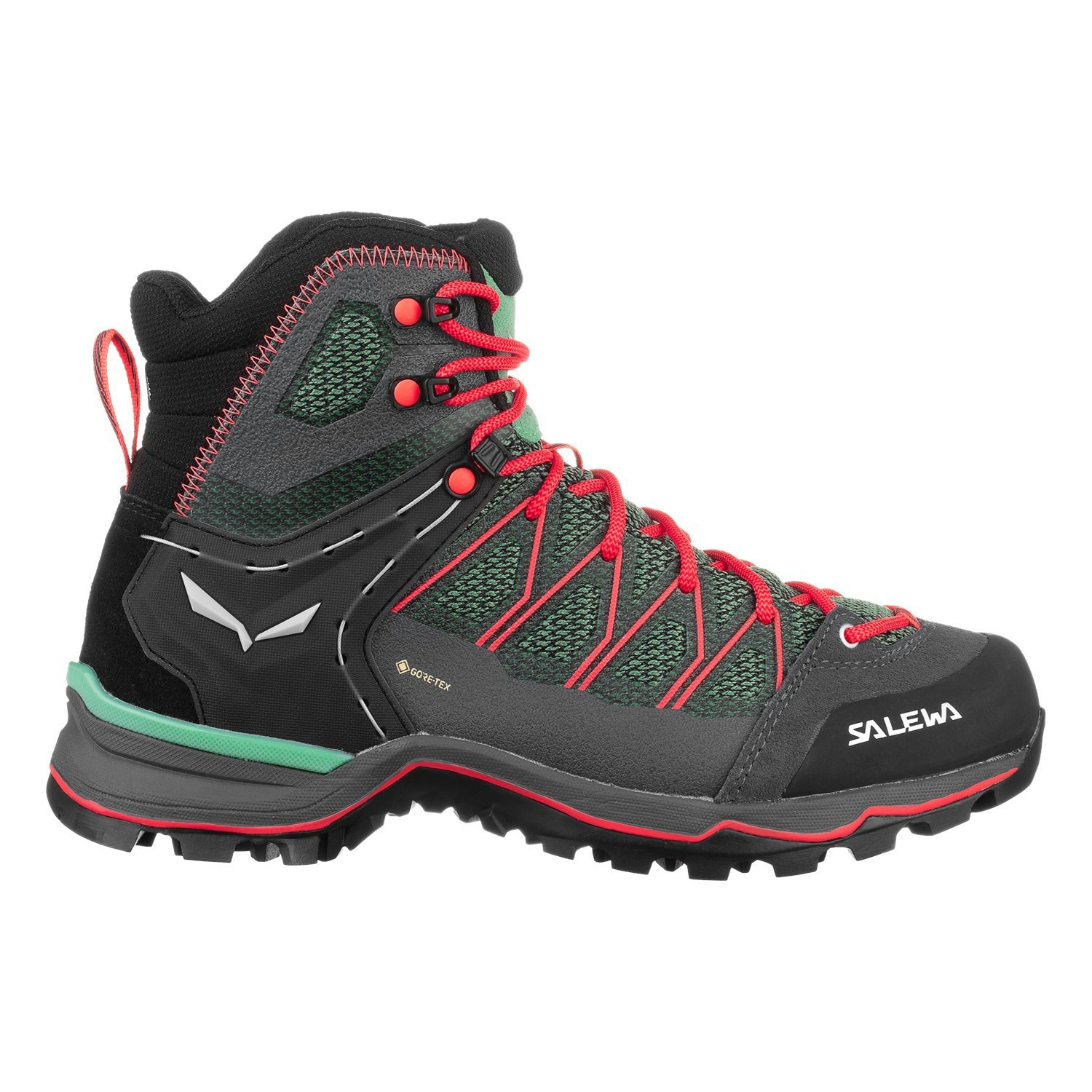 Botas Montaña Salewa Mountain Trainer Lite Mid GORE-TEX® Mujer Gris Verde | KG8947320