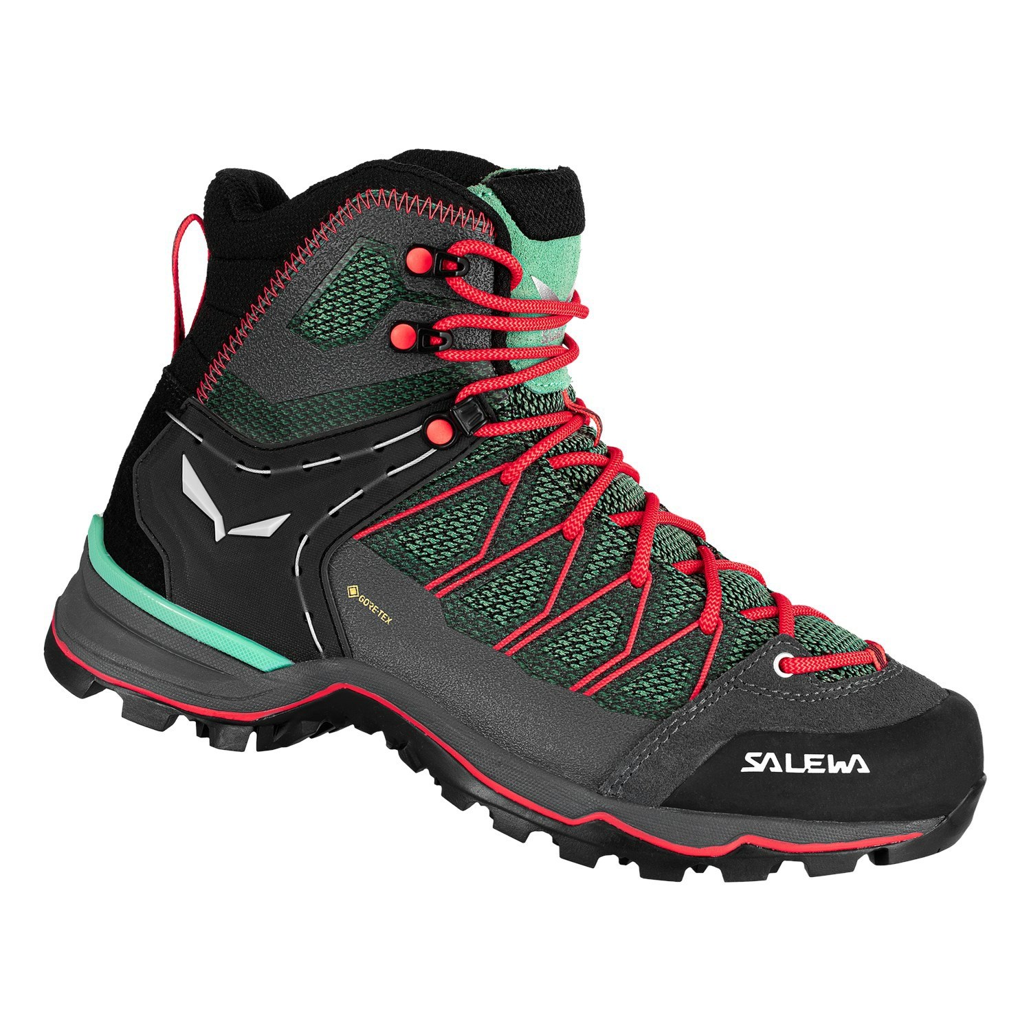 Botas Montaña Salewa Mountain Trainer Lite Mid GORE-TEX® Mujer Gris Verde | KG8947320