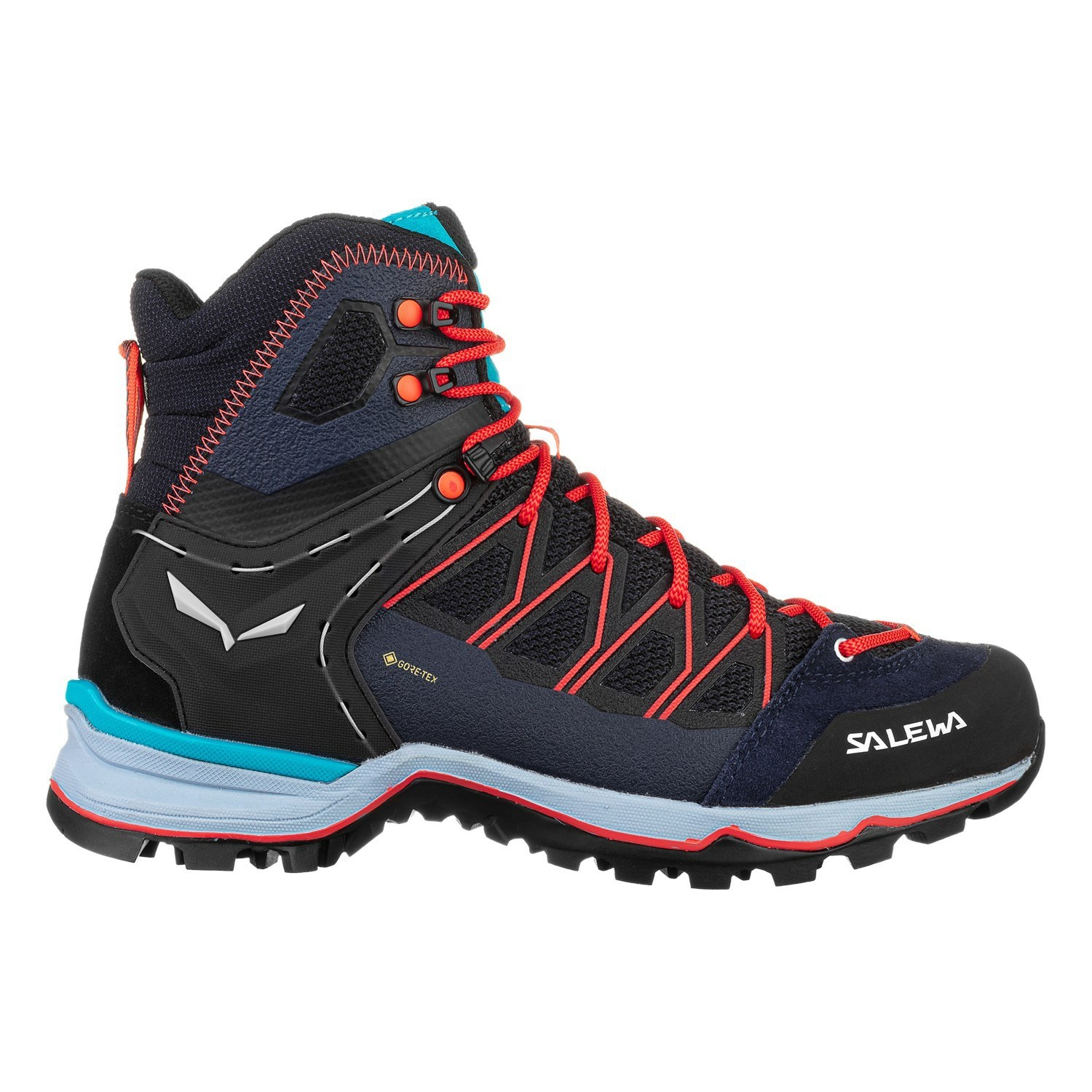 Botas Montaña Salewa Mountain Trainer Lite Mid GORE-TEX® Mujer Negras Azul Marino | VQ2310659