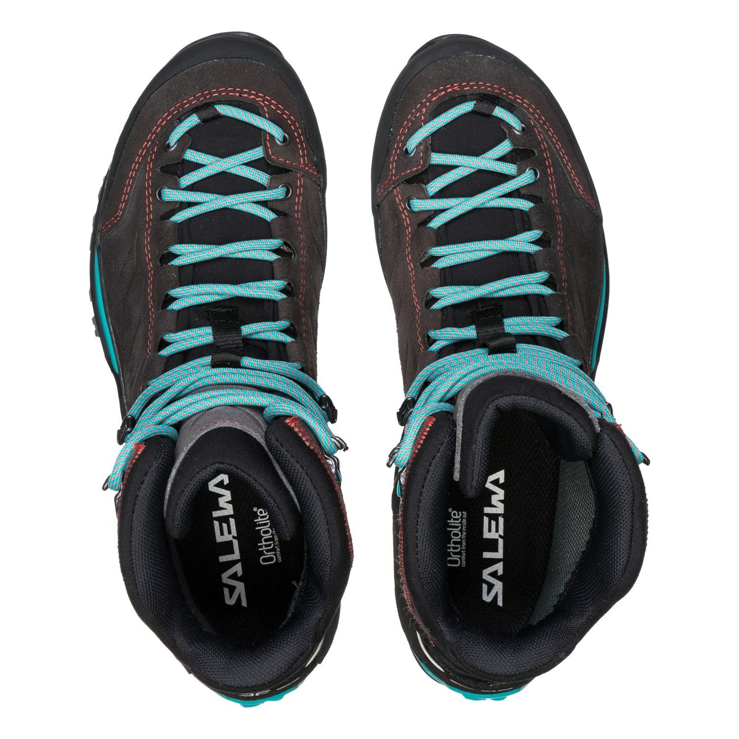 Botas Montaña Salewa Mountain Trainer Mid GORE-TEX® Mujer Negras Azules | KZ5091863