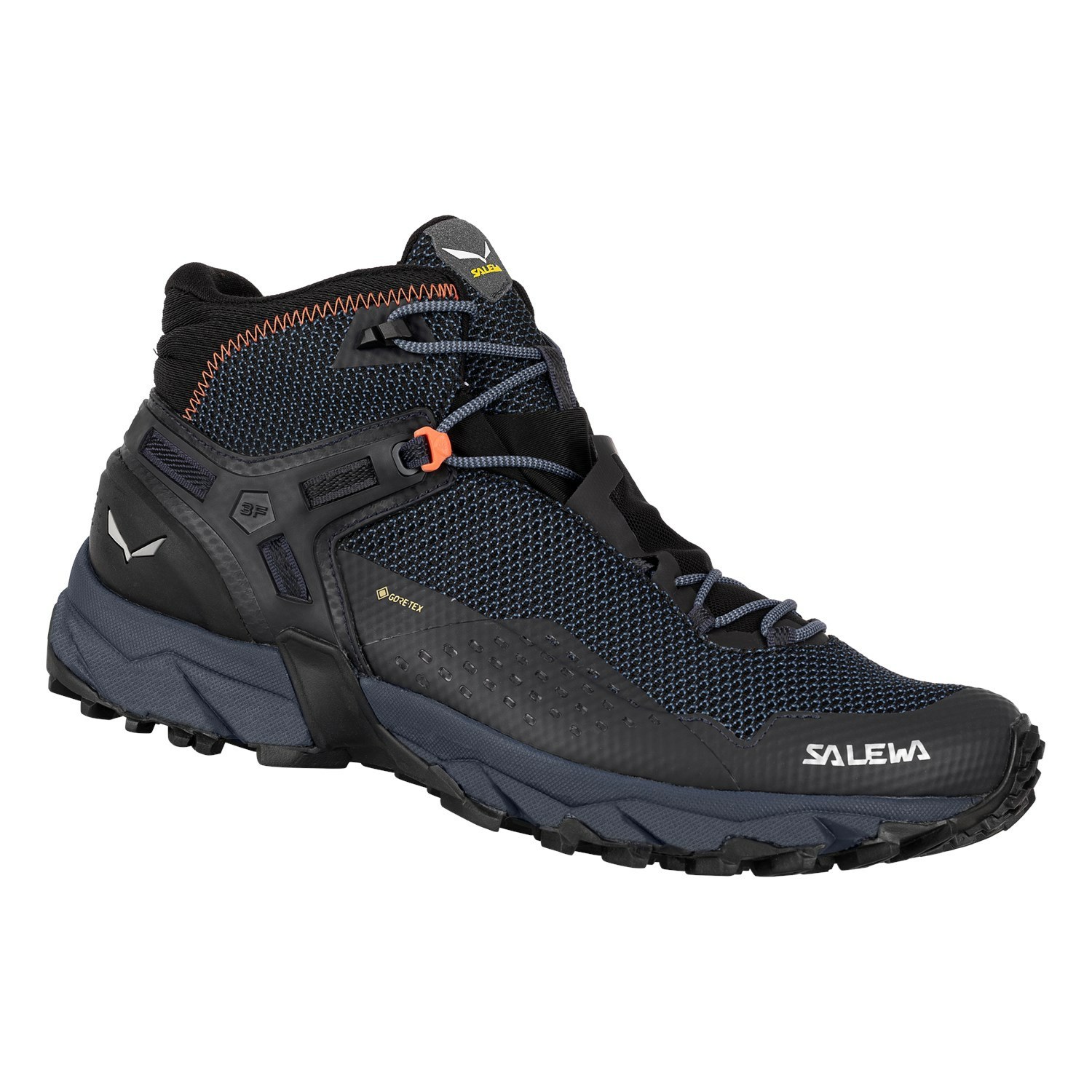 Botas Montaña Salewa Ultra Flex 2 Mid GORE-TEX® Hombre Negras | DW4798306