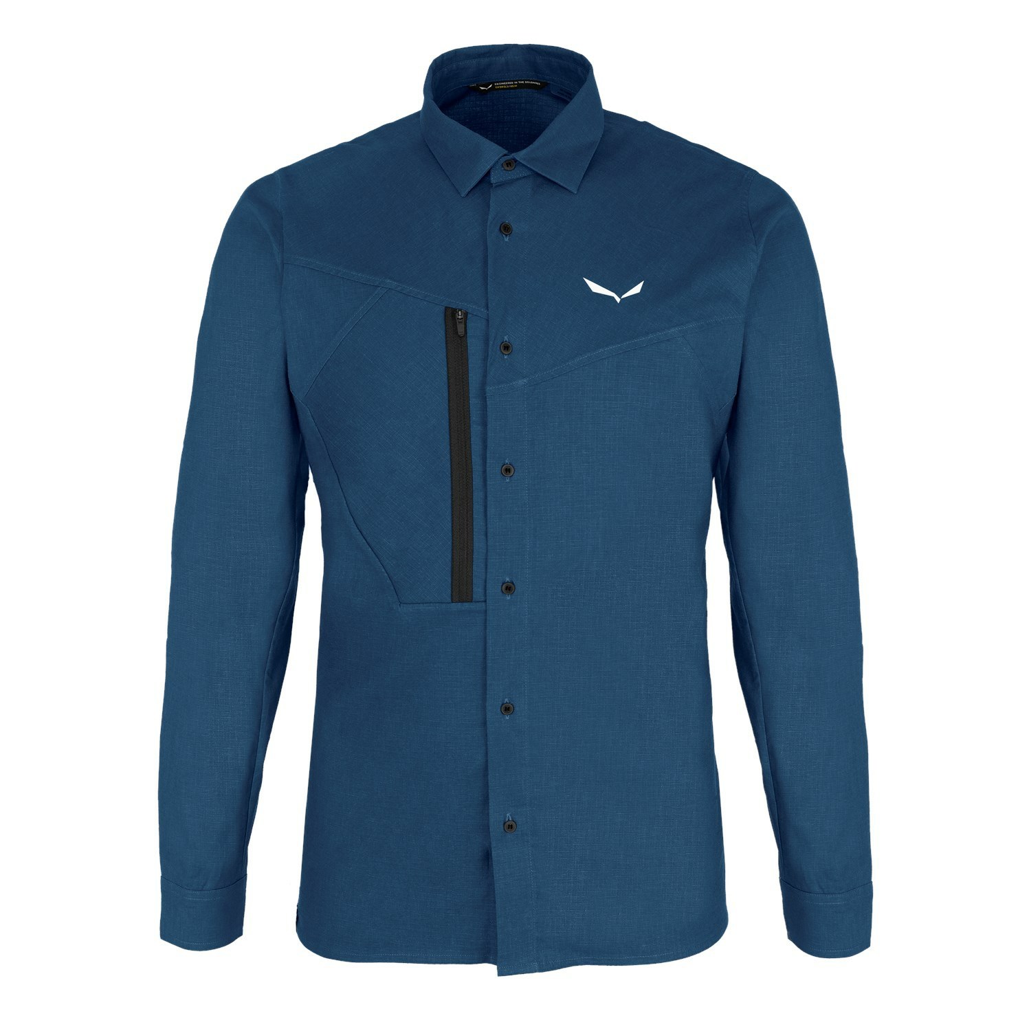 Camisa Manga Larga Salewa Alpine Hemp Hombre Azules | QO0621485