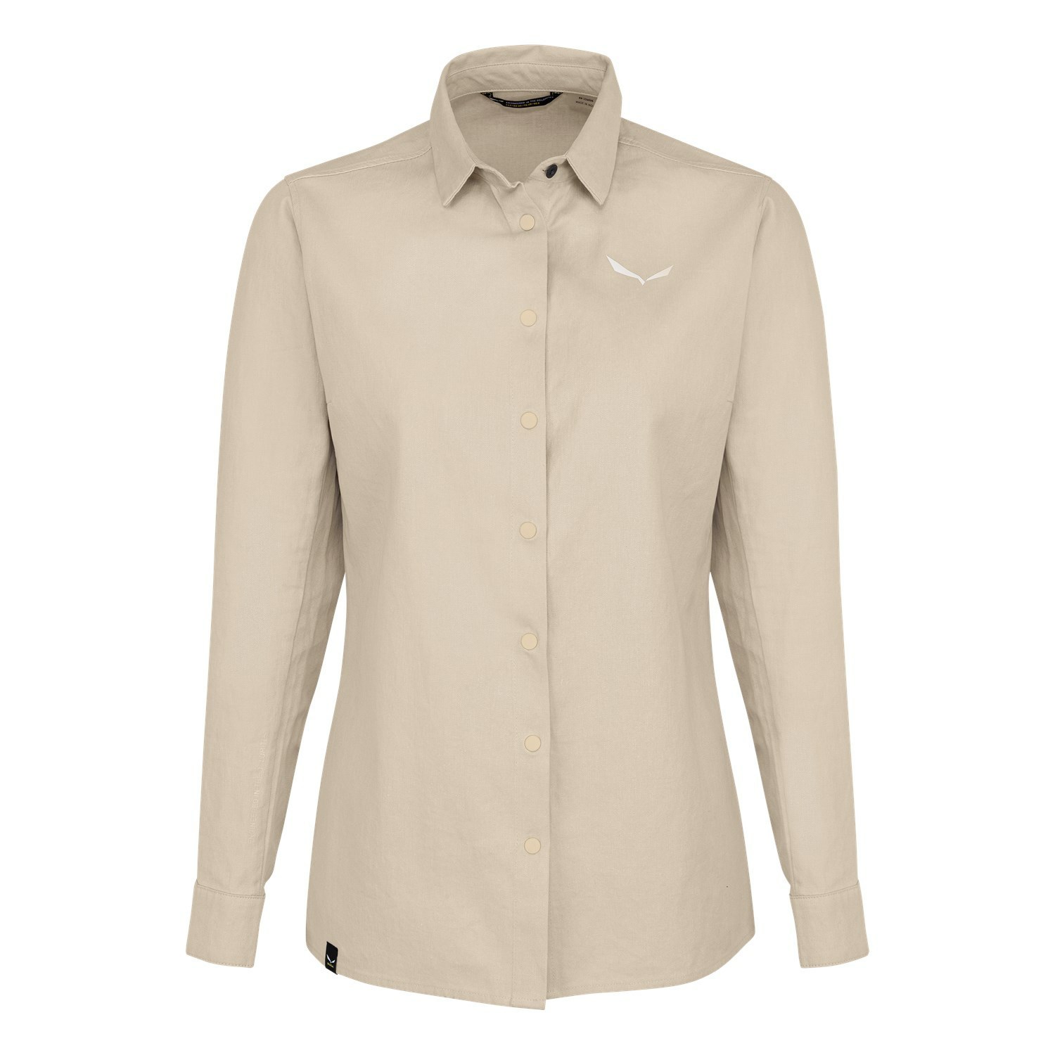 Camisa Manga Larga Salewa Fanes Hemp Shirt Mujer Beige | GE6937085