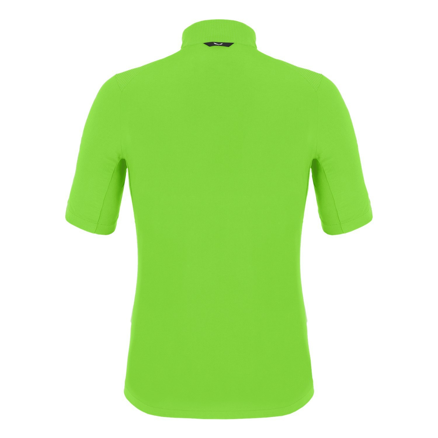 Camisas Manga Corta Salewa Agner Durastretch Half Zip T-Shirt Hombre Verde | DI8195702