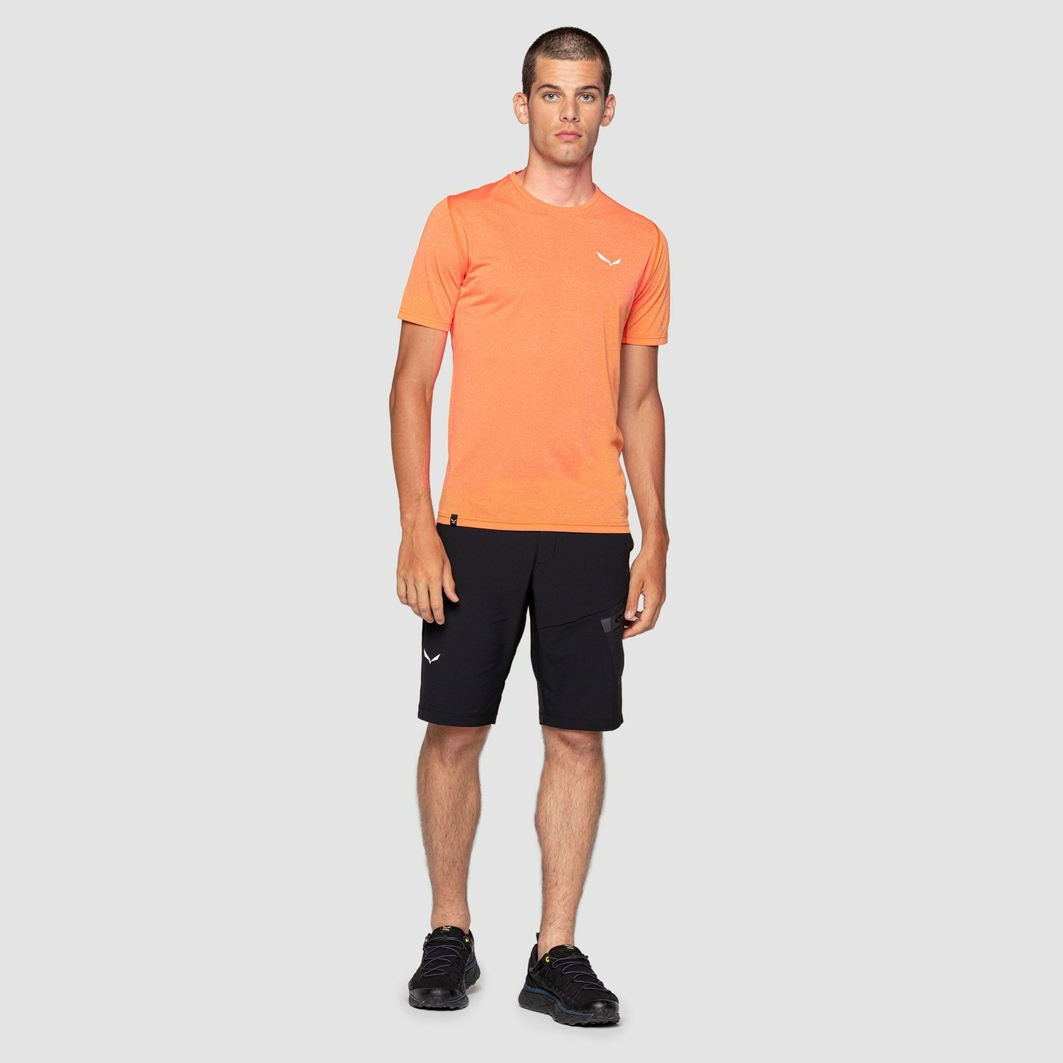 Camisas Manga Corta Salewa Pedroc Híbrido 3 Dry T-shirt Hombre Naranjas | TG6907138