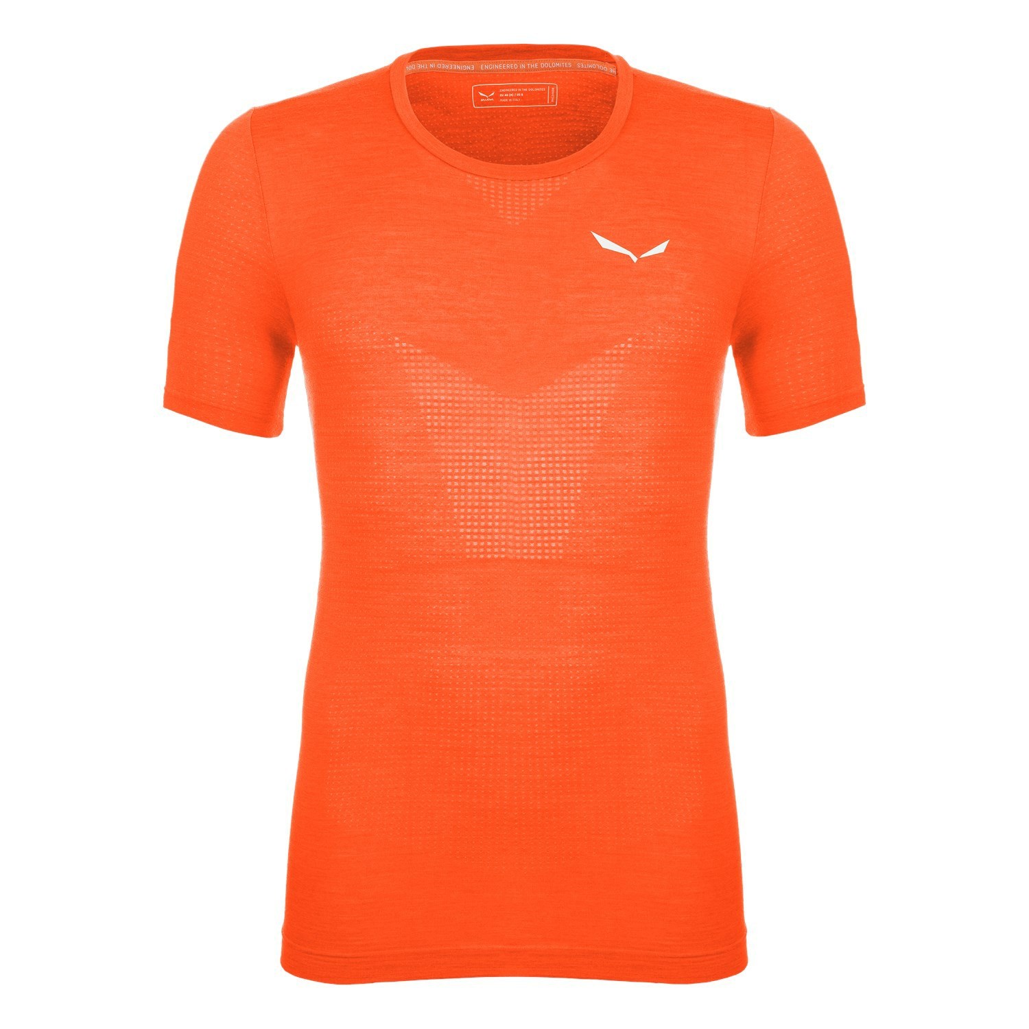 Camisas Manga Corta Salewa Pedroc Merino Responsive Seamless T-Shirt Hombre Naranjas | VB9426358