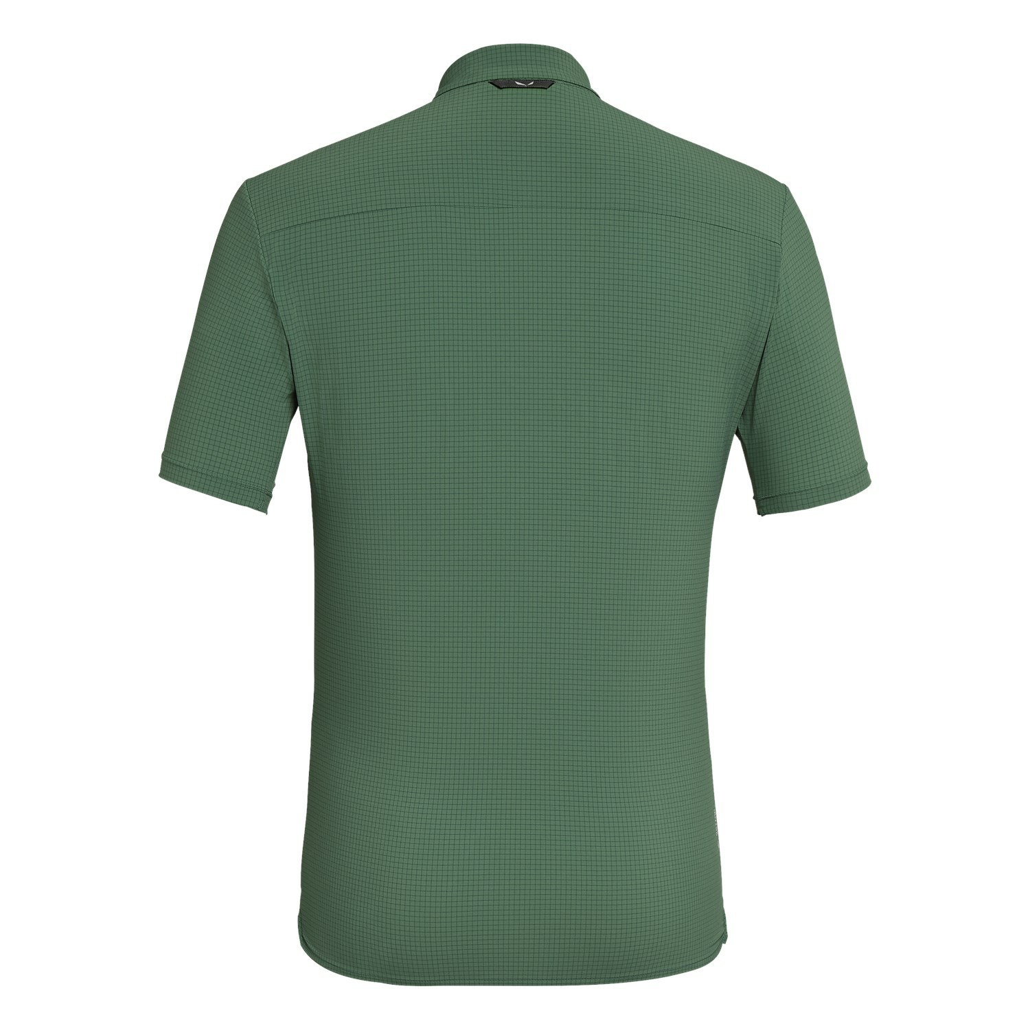 Camisas Manga Corta Salewa Puez Minicheck 2 Dry Hombre Verde | NS4809371