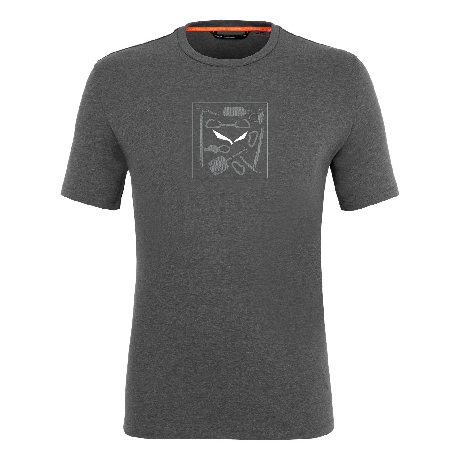 Camisas Manga Corta Salewa Pure Box Dryton T-Shirt Hombre Gris | YW8963124