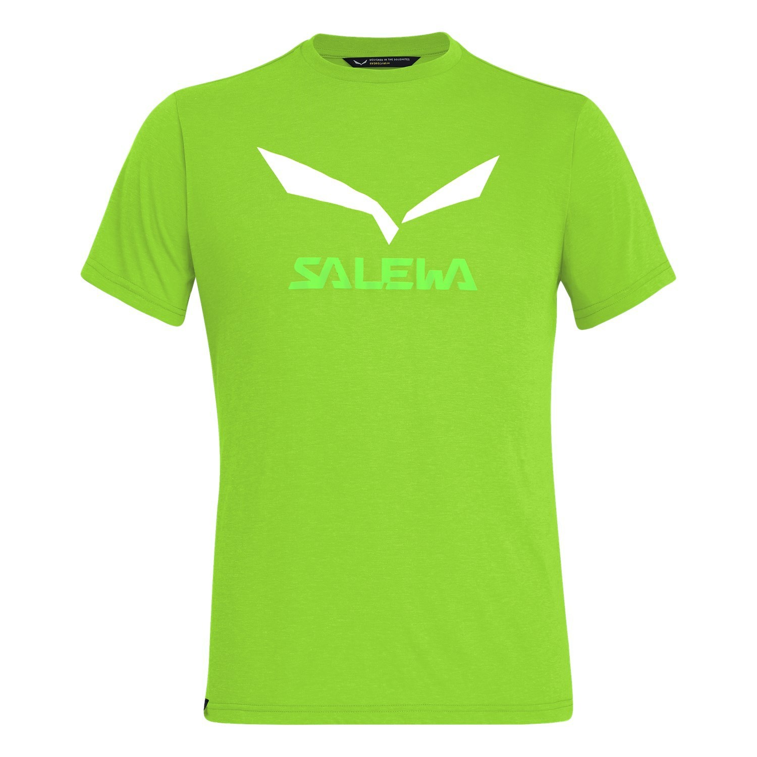 Camisas Manga Corta Salewa Solidlogo Dri-Release® T-shirt Hombre Verde | AH5039184