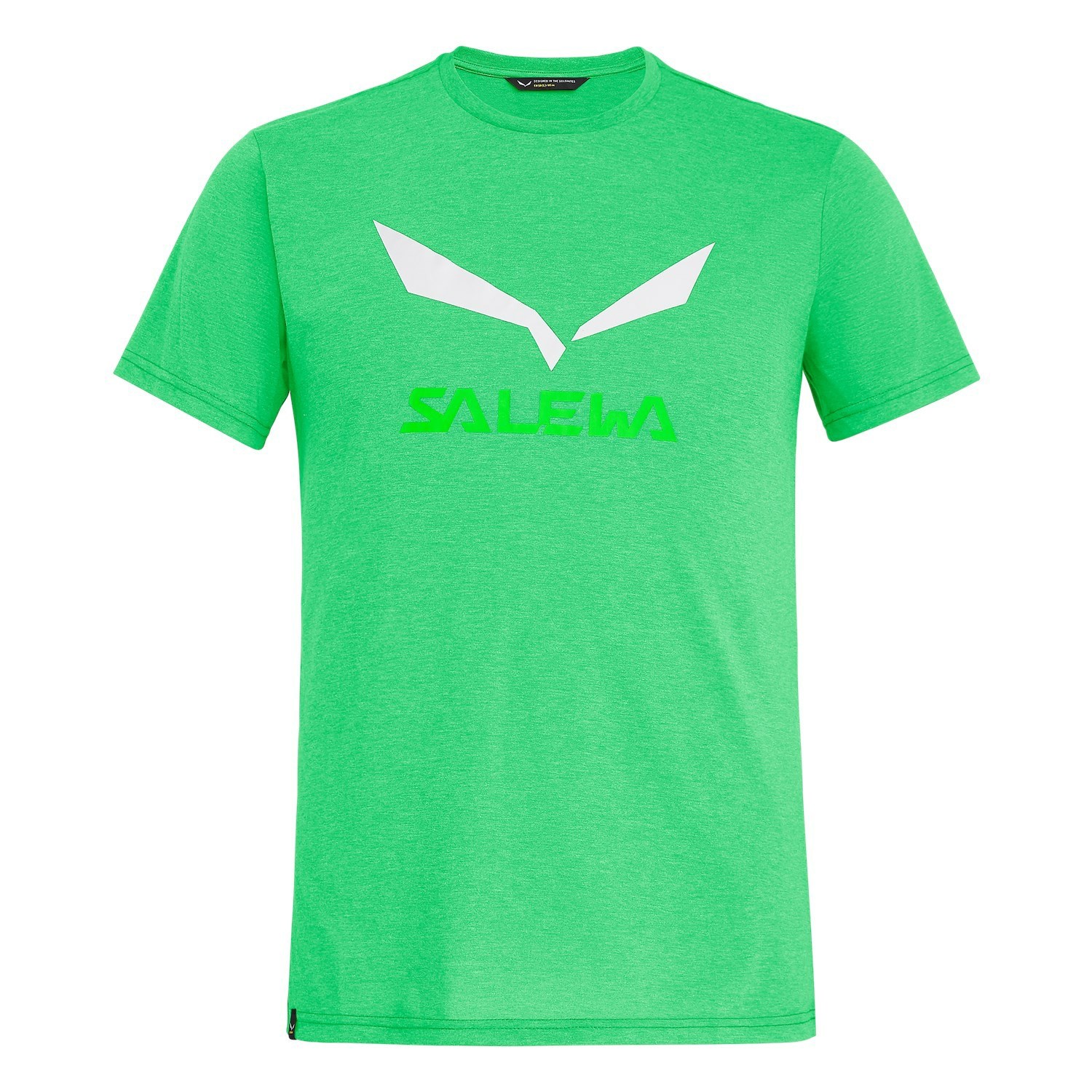 Camisas Manga Corta Salewa Solidlogo Dri-Release® T-shirt Hombre Verde | NH7295430