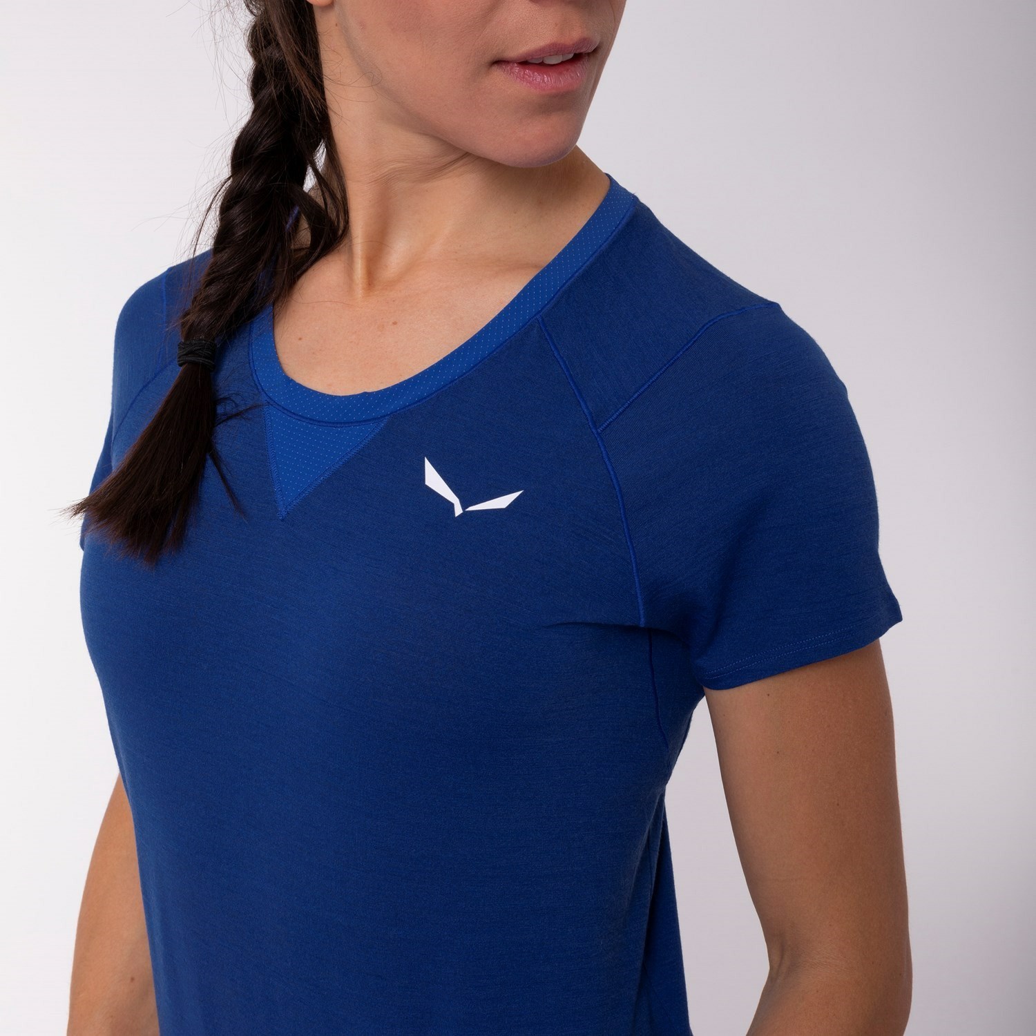 Camiseta Salewa Agner Merino Mujer Azules | GT0485716