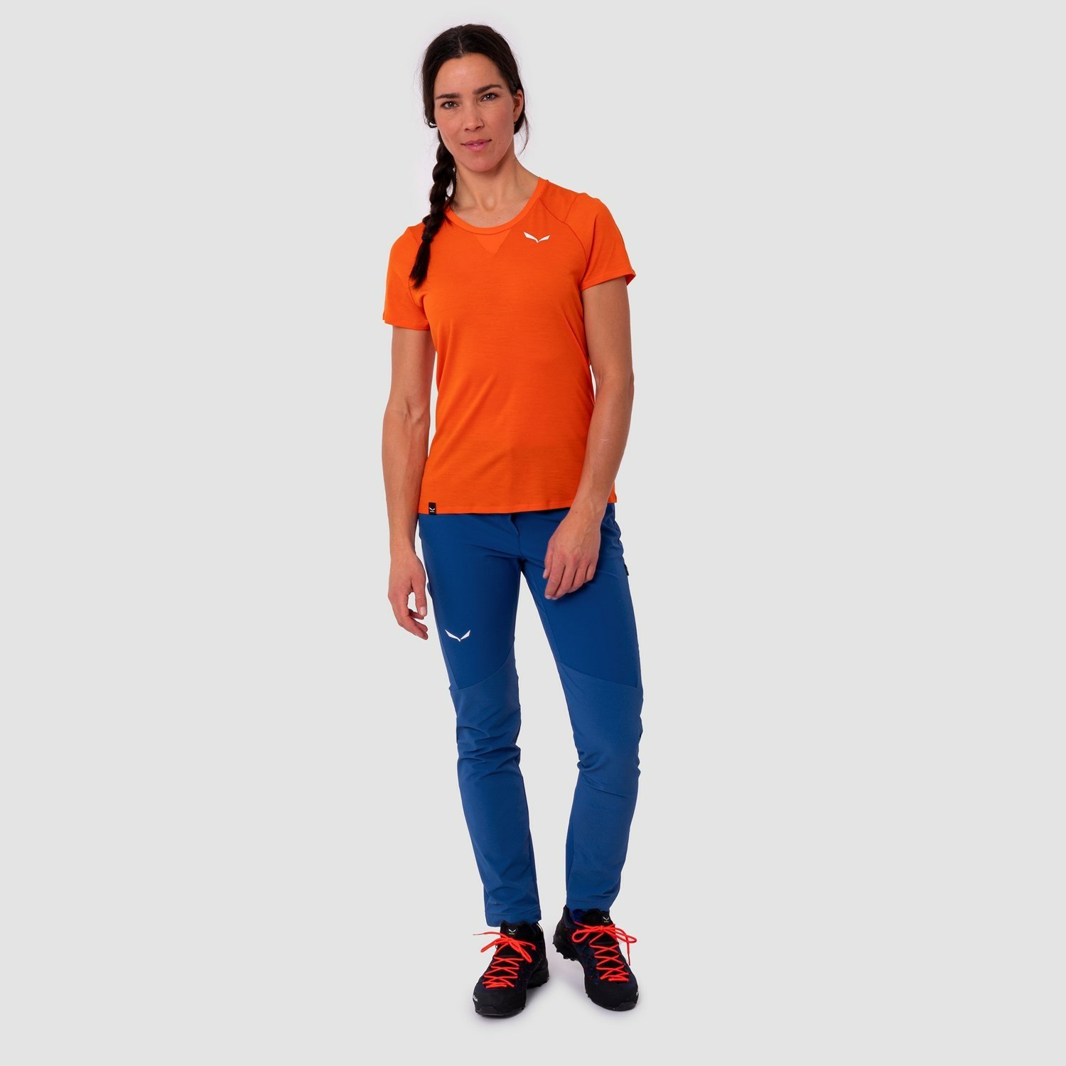 Camiseta Salewa Agner Merino Mujer Naranjas | BV2943056