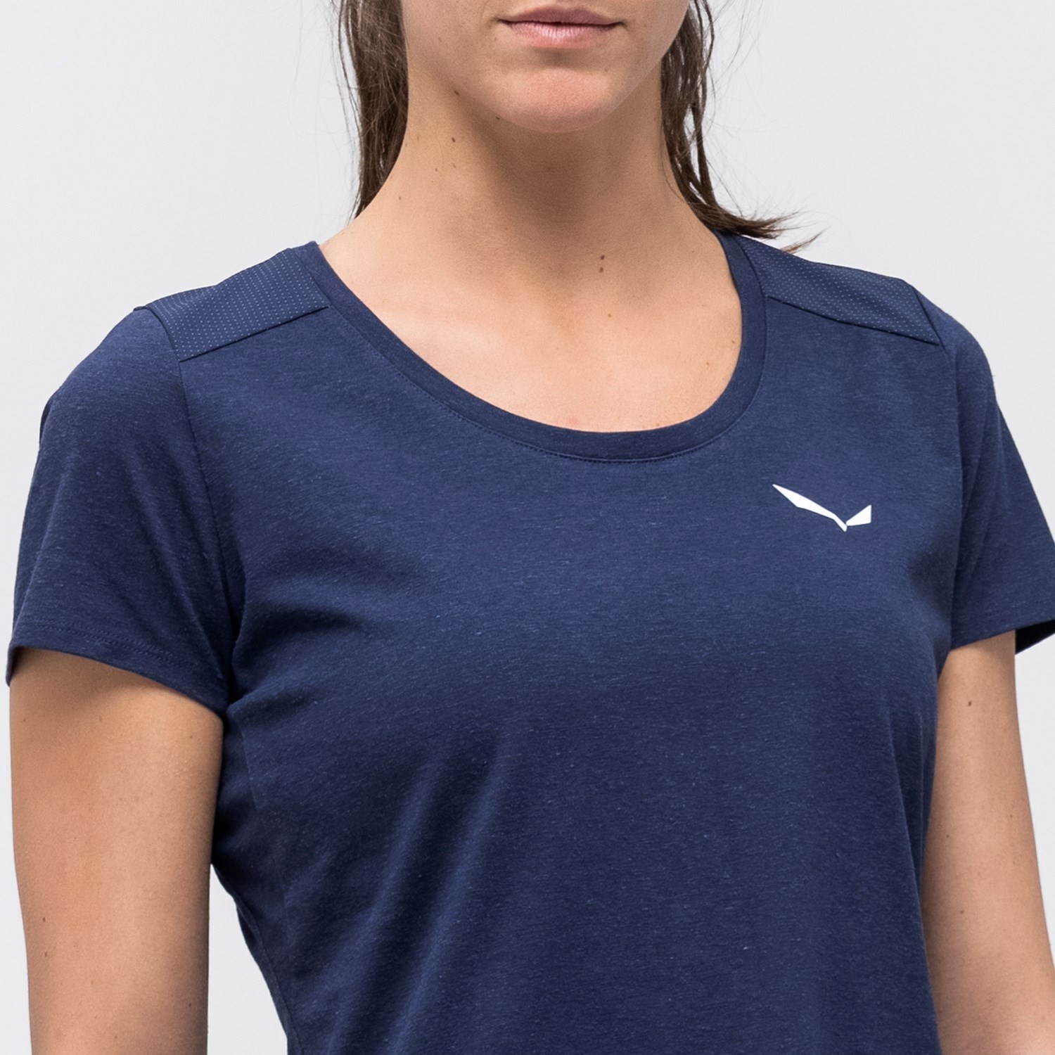 Camiseta Salewa Alpine Hemp Mujer Azul Marino | VX3758219