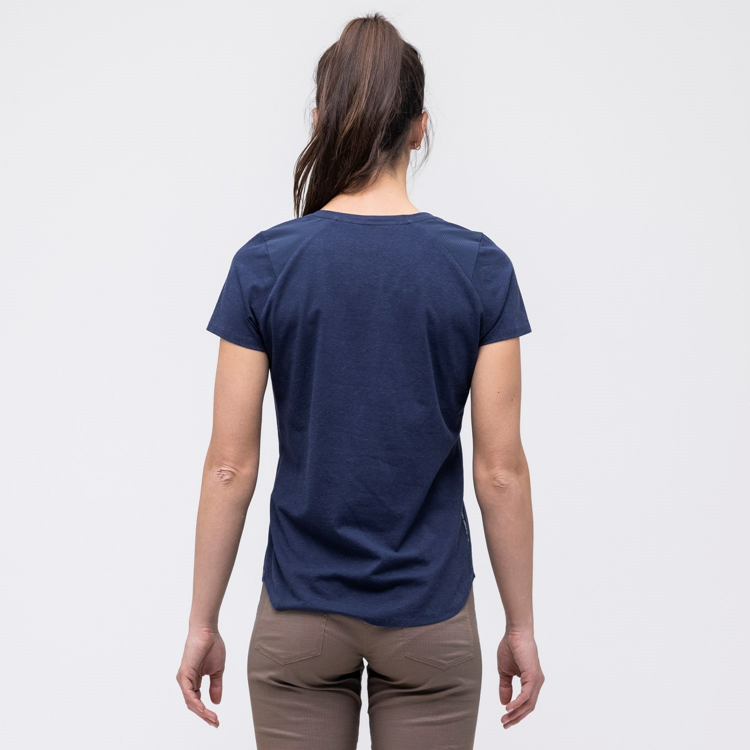 Camiseta Salewa Alpine Hemp Mujer Azul Marino | VX3758219