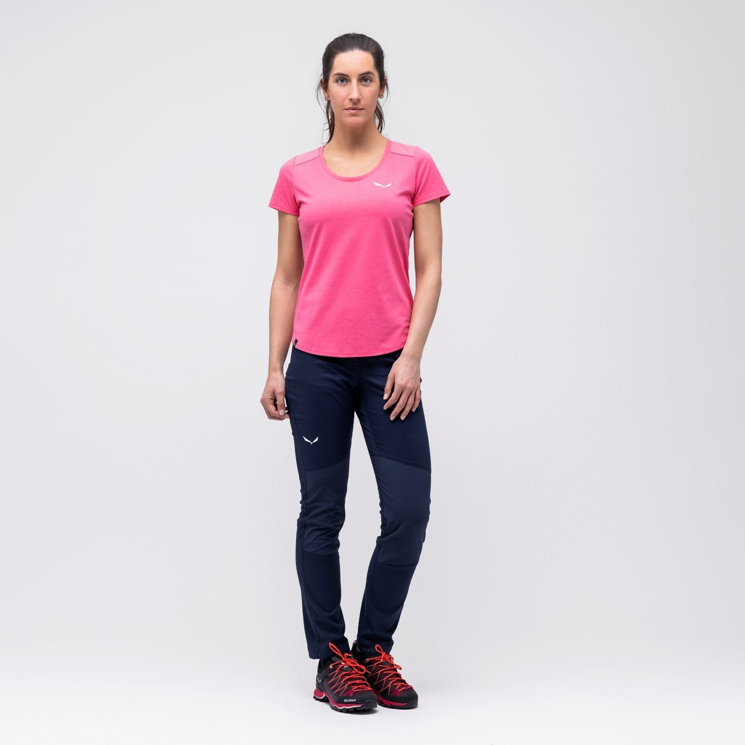 Camiseta Salewa Alpine Hemp Mujer Rosas | HL9501672