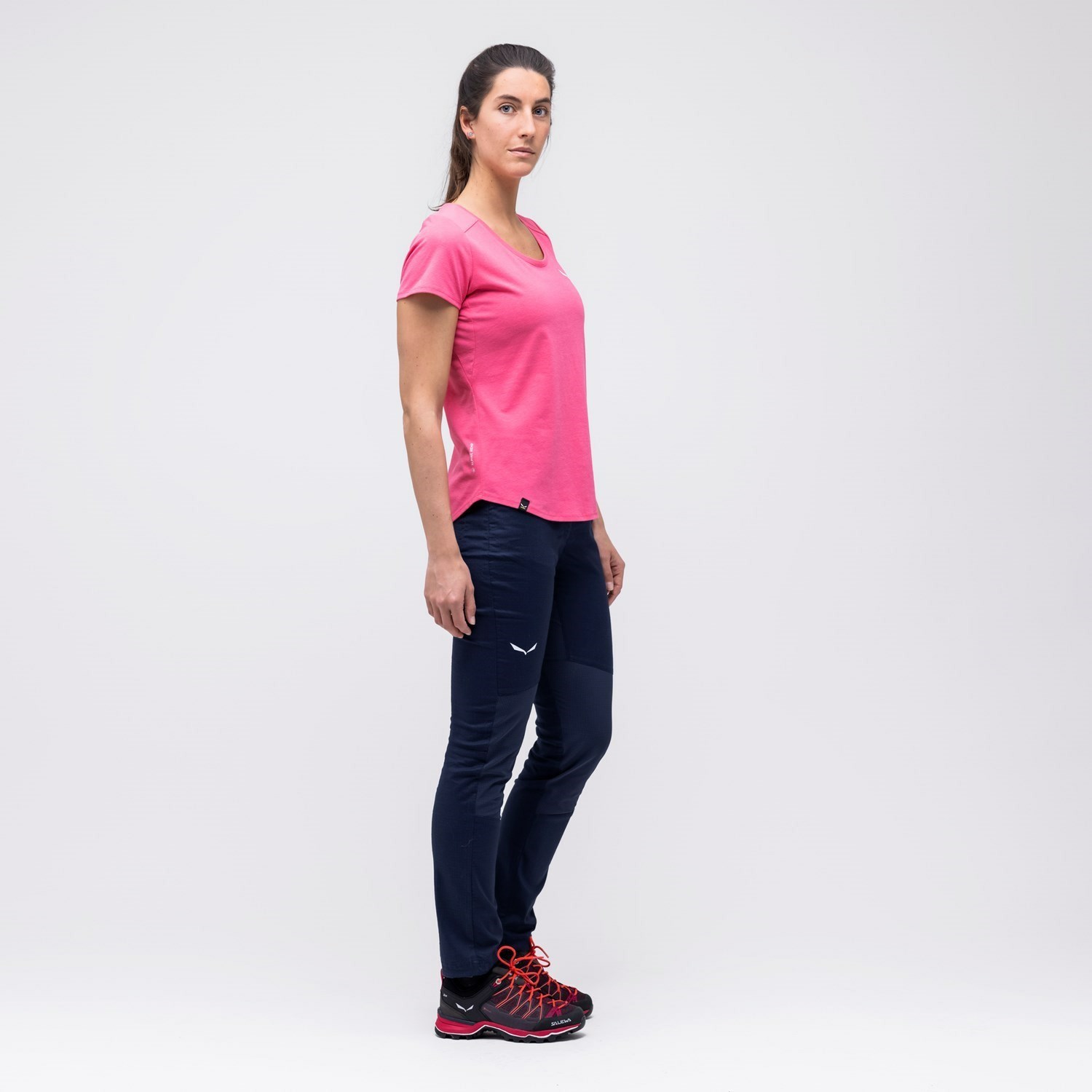 Camiseta Salewa Alpine Hemp Mujer Rosas | HL9501672