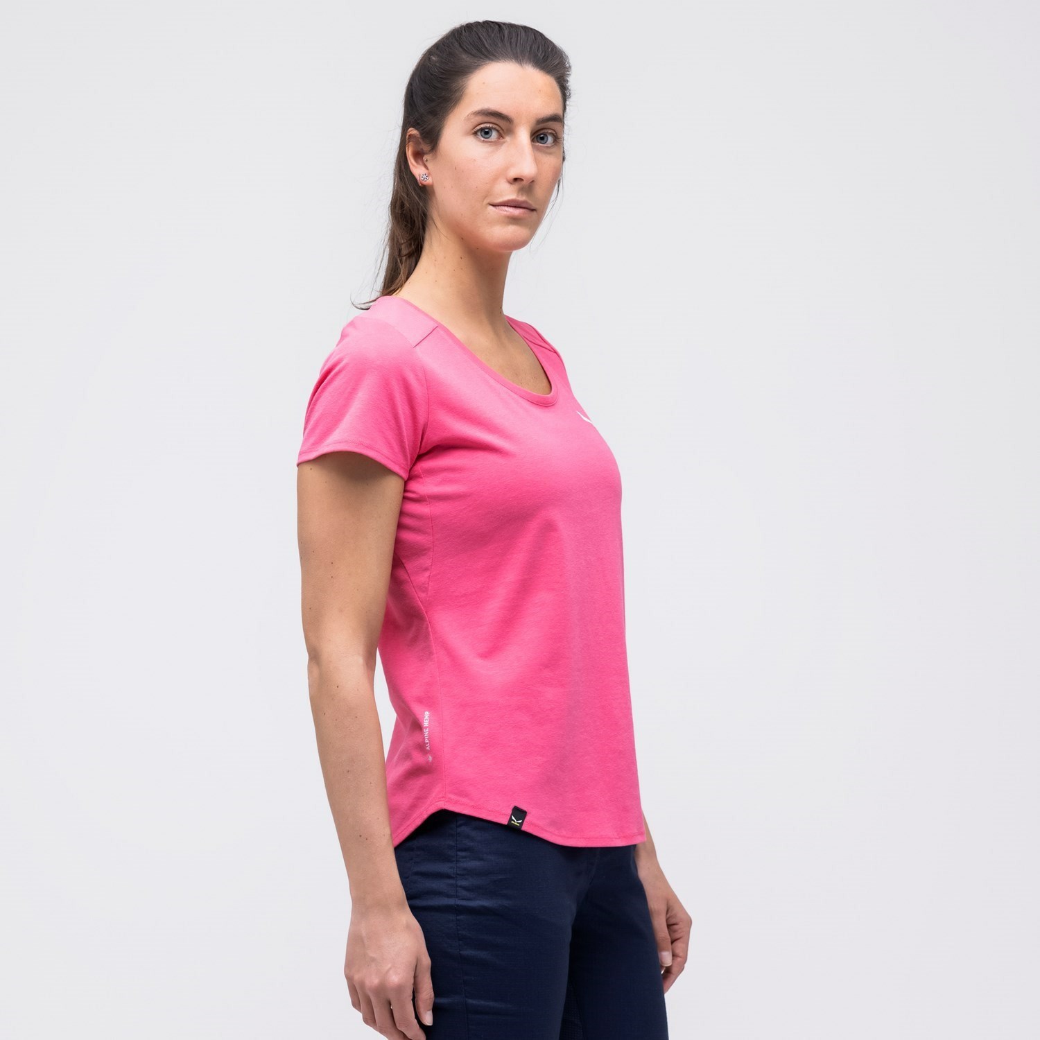 Camiseta Salewa Alpine Hemp Mujer Rosas | HL9501672