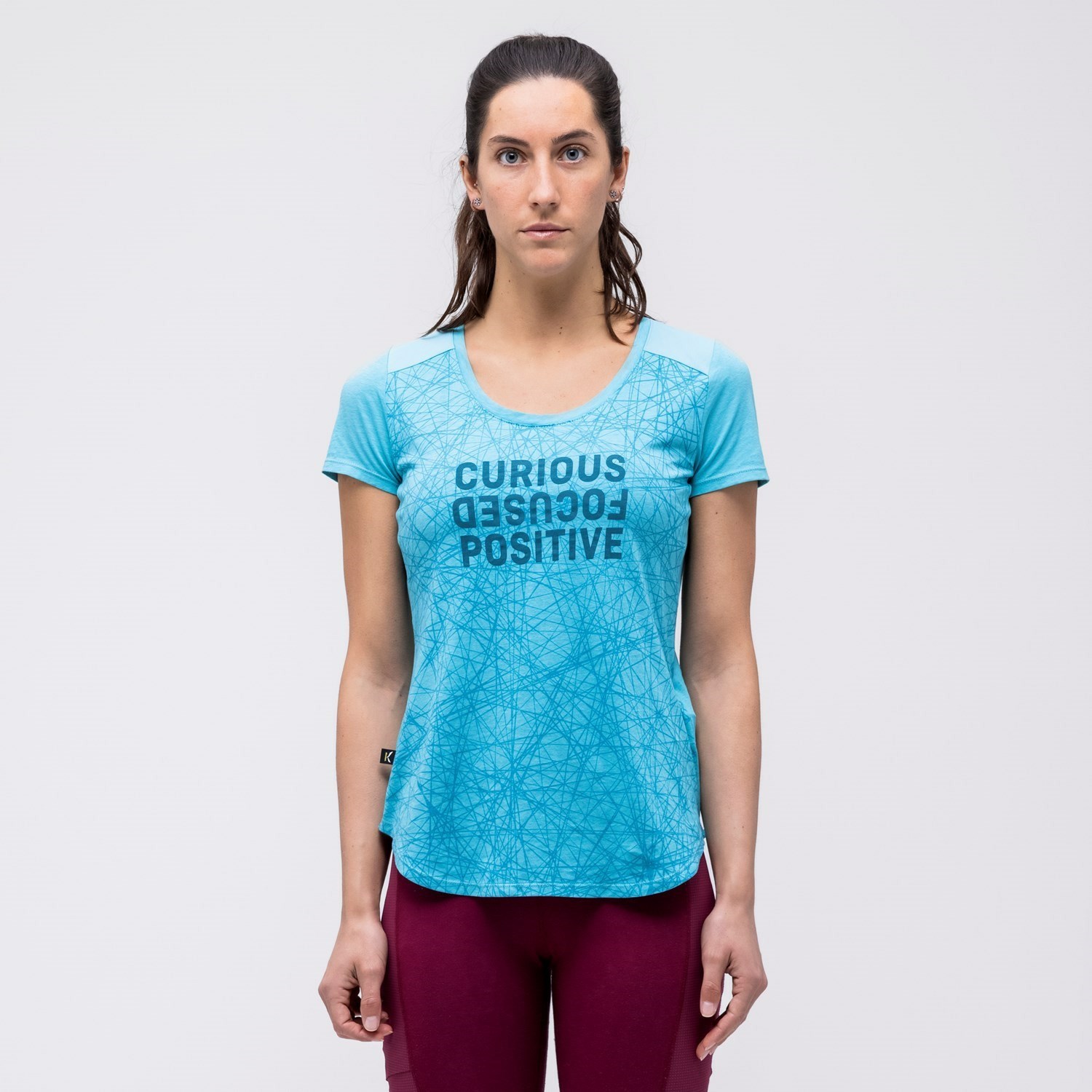 Camiseta Salewa Alpine Hemp Print Mujer Azules | FX2157038