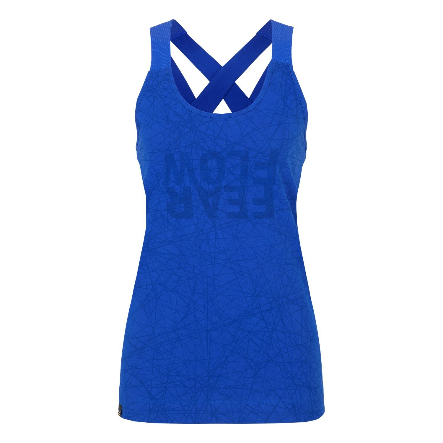 Camiseta Salewa Alpine Hemp Print Tanktop Mujer Azules | LR4950627