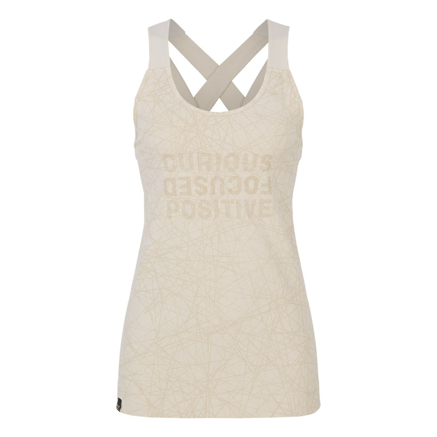 Camiseta Salewa Alpine Hemp Print Tanktop Mujer Beige | OE9026817