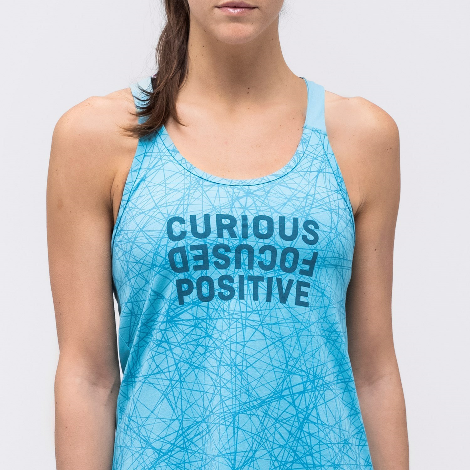 Camiseta Salewa Alpine Hemp Print Tanktop Mujer Azules | UC7925418