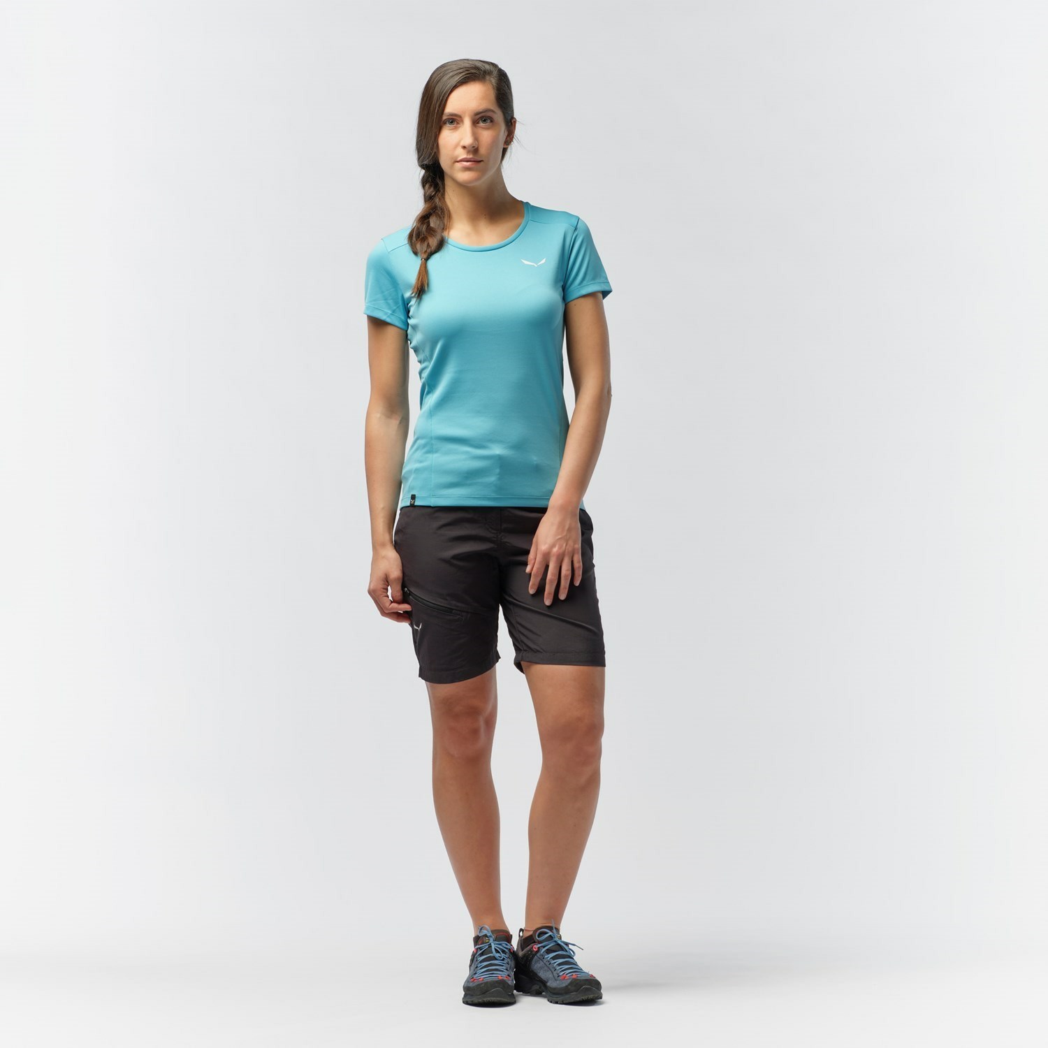 Camiseta Salewa Deportivo B 4 Dry Mujer Azules | HM3756809