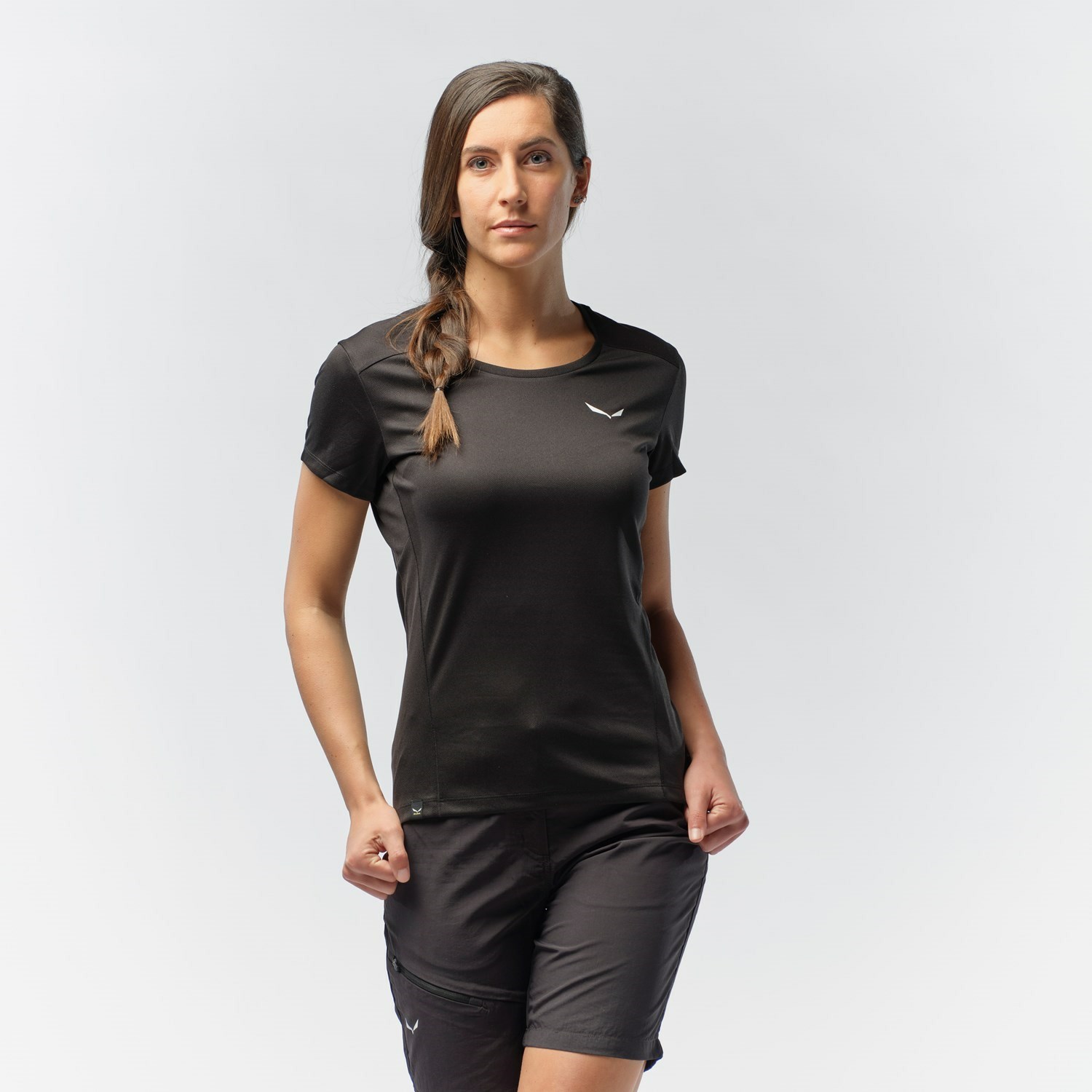 Camiseta Salewa Deportivo B 4 Dry Mujer Negras | KM3946178