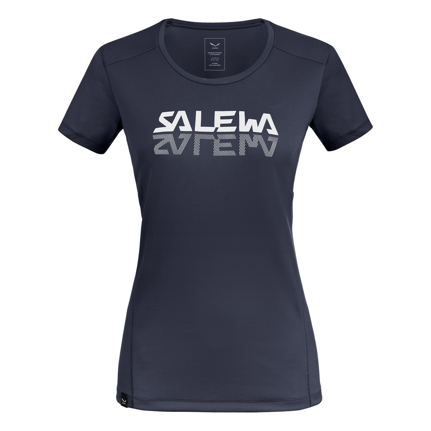 Camiseta Salewa Deportivo Graphic Dry Mujer Azul Marino | CY7504982