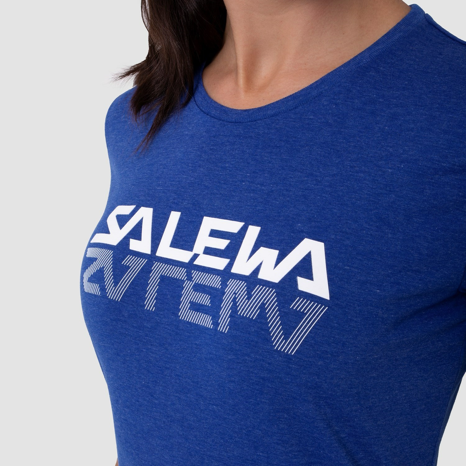 Camiseta Salewa Graphic Dry Mujer Azules | EM6715483