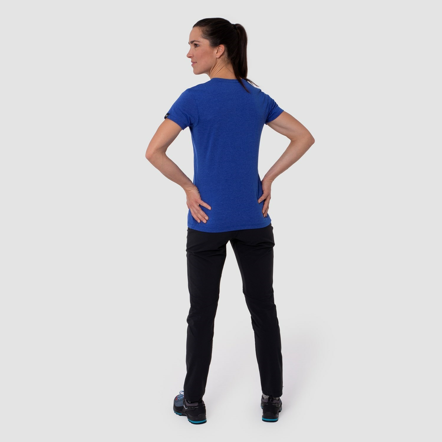 Camiseta Salewa Graphic Dry Mujer Azules | EM6715483