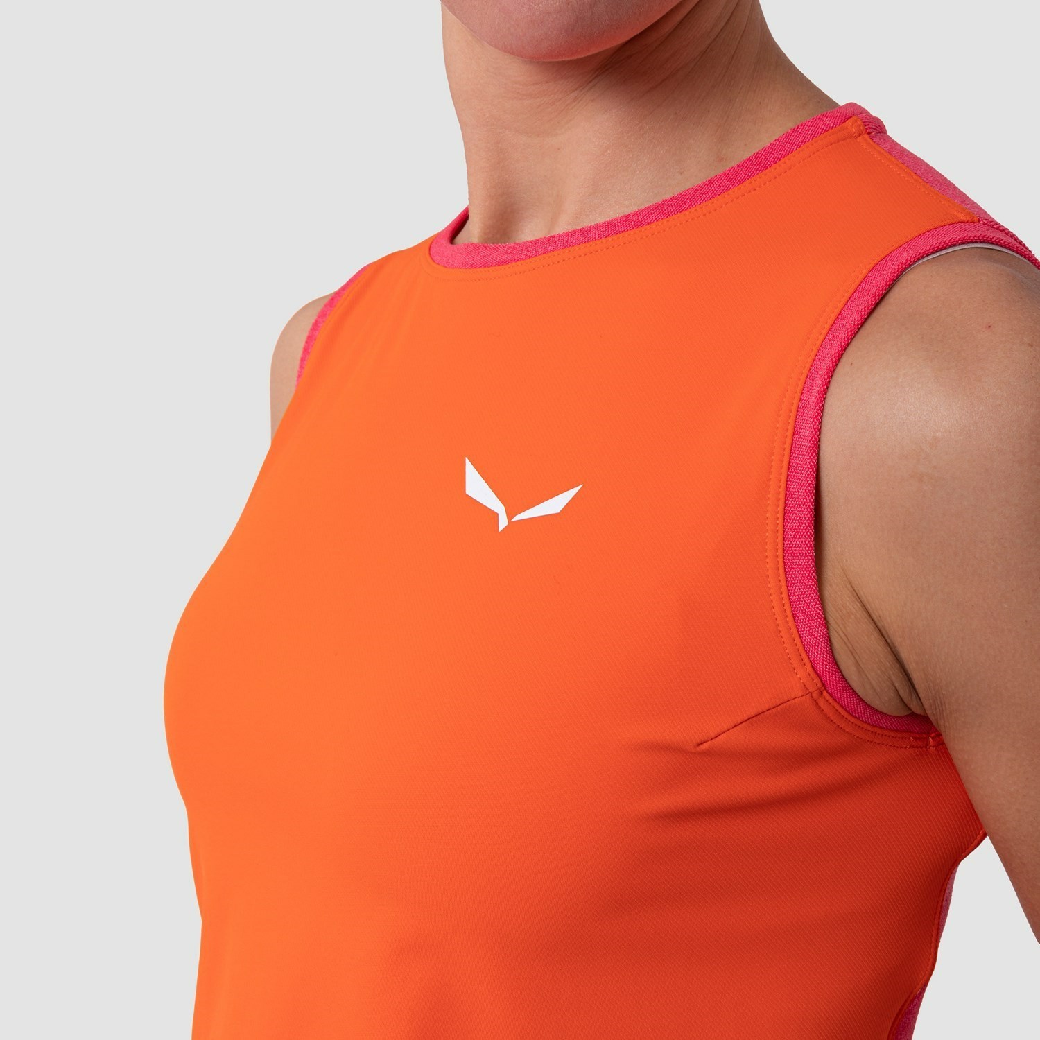 Camiseta Salewa Pedroc Dry Responsive Tanktop Mujer Naranjas | JF3148597