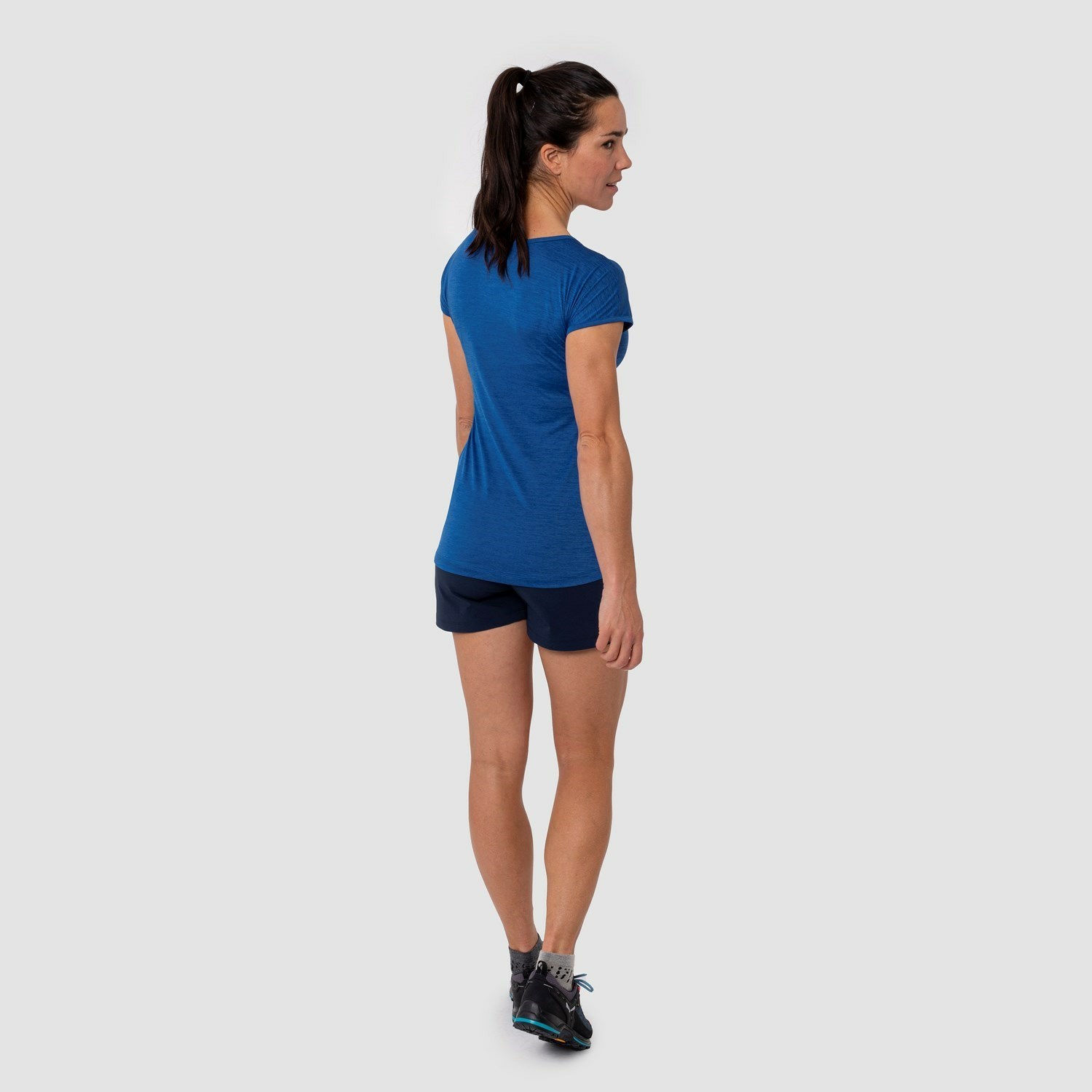 Camiseta Salewa Puez Melange Dry Mujer Azules | FG5230749