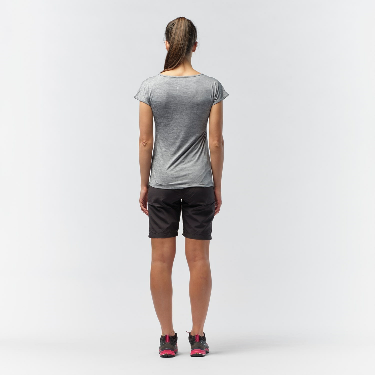 Camiseta Salewa Puez Melange Dry Mujer Gris | EF7309281