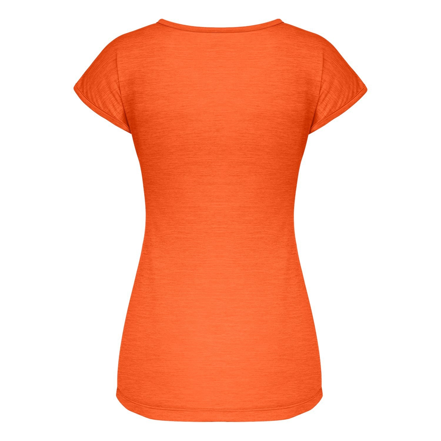 Camiseta Salewa Puez Melange Dry Mujer Naranjas | DN2076481