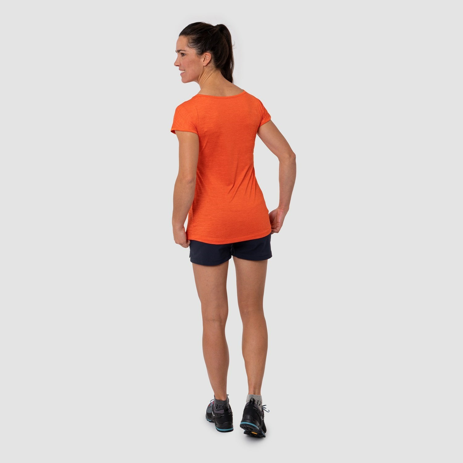 Camiseta Salewa Puez Melange Dry Mujer Naranjas | DN2076481