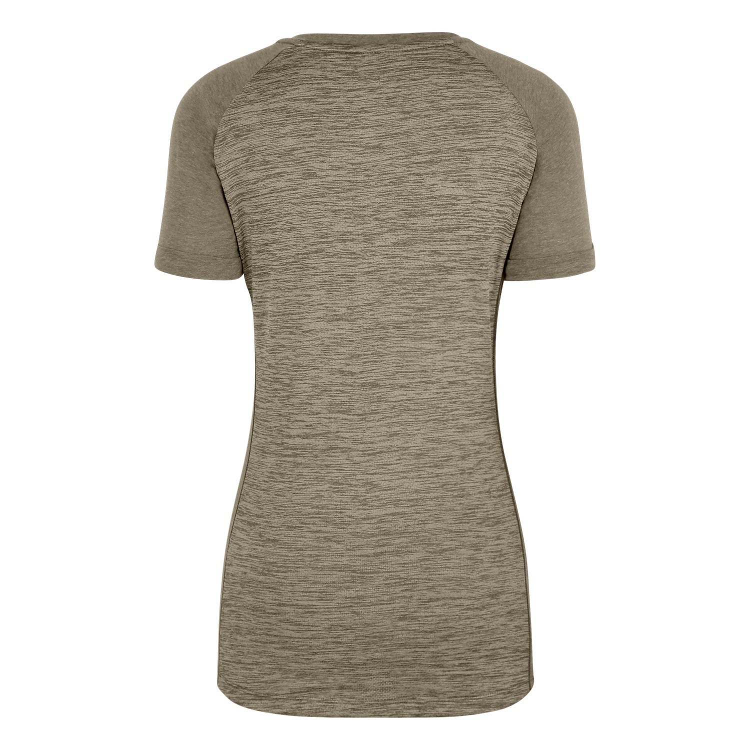 Camiseta Salewa Puez Melange Dry V-Neck Mujer Marrones | ES3675492