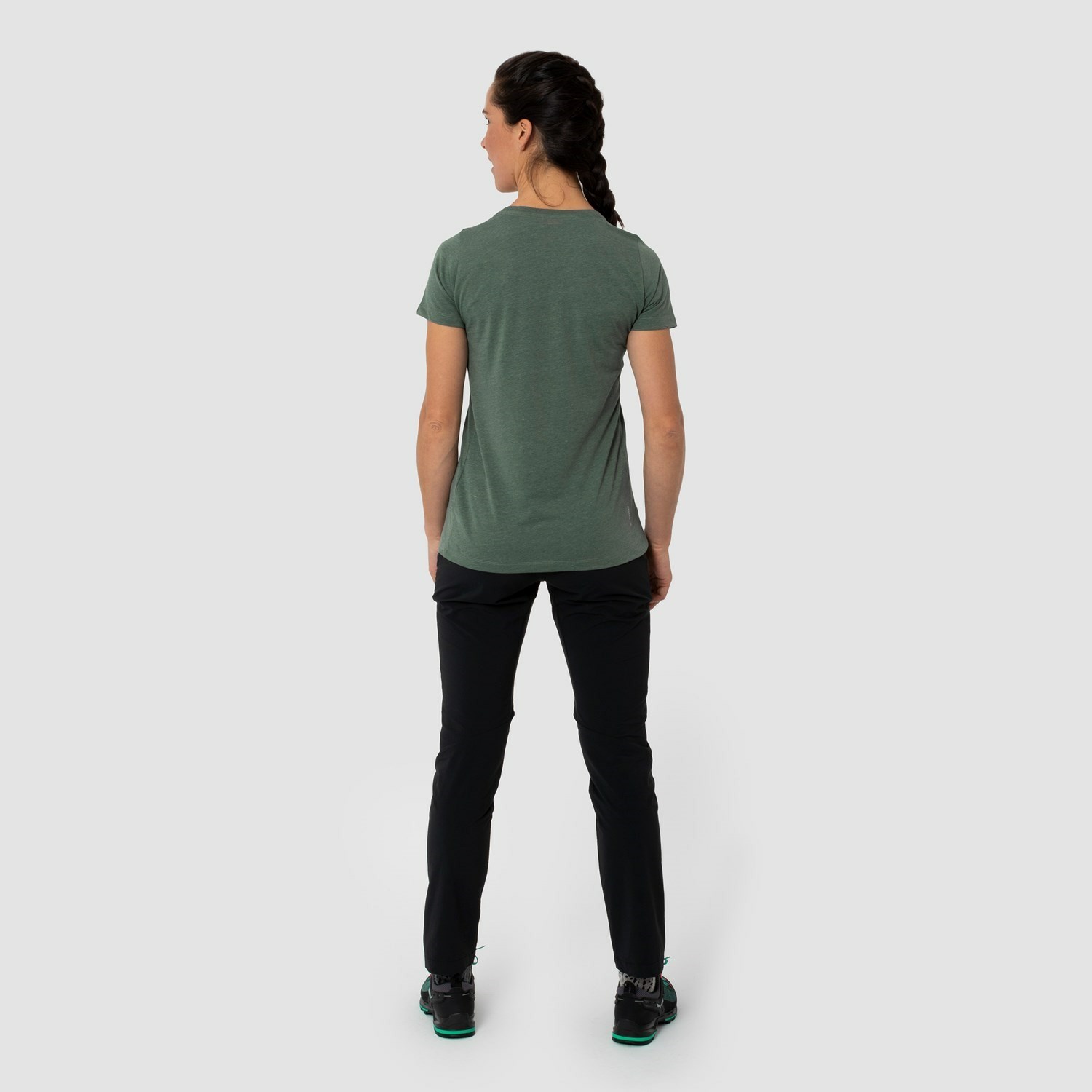 Camiseta Salewa Pure Box Dryton Mujer Verde | DI3502617