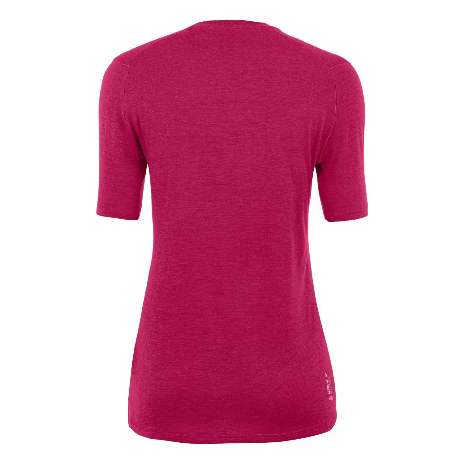 Camiseta Salewa Pure Logo Alpine Merino Responsive Mujer Rojas | JB1263859