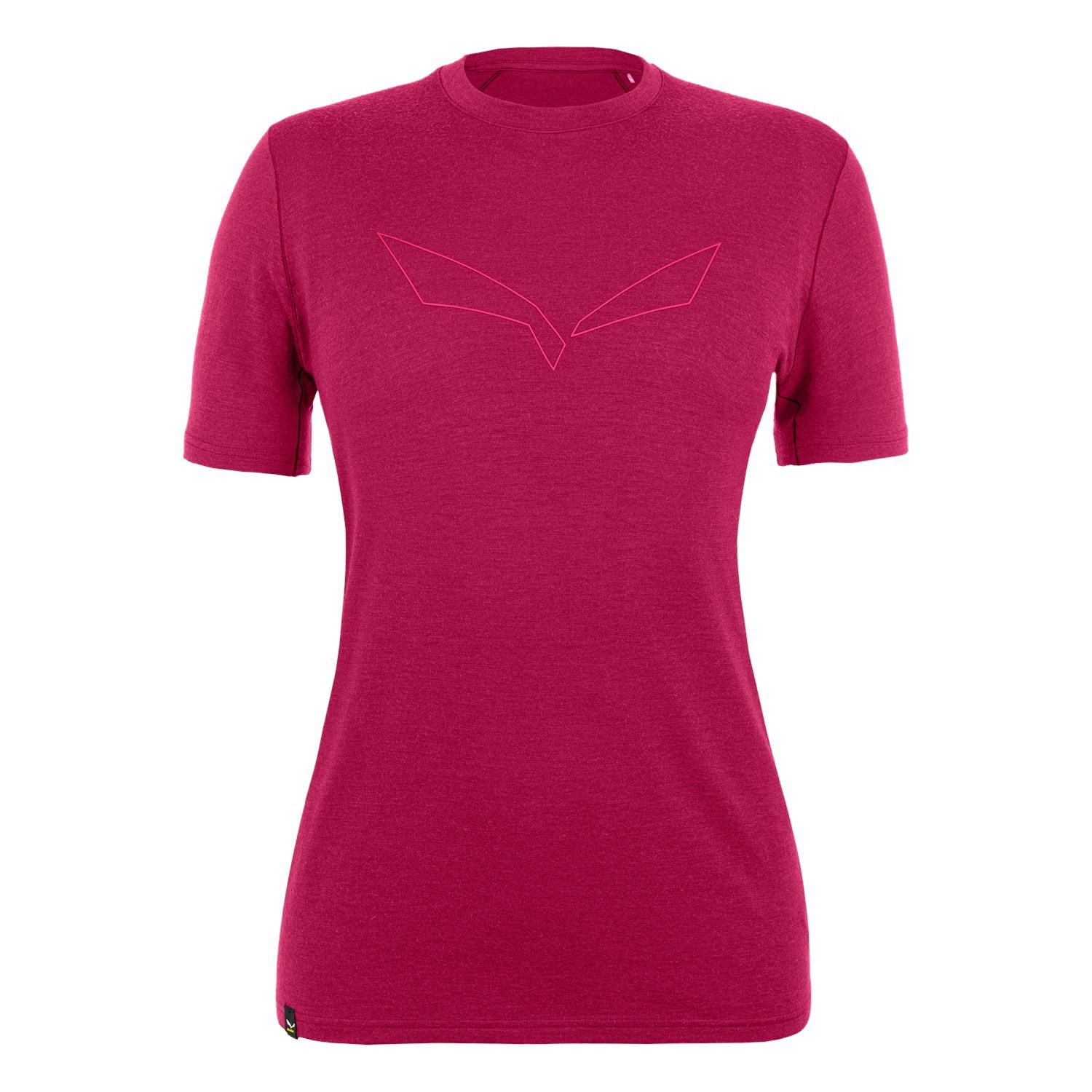 Camiseta Salewa Pure Logo Alpine Merino Responsive Mujer Rojas | JB1263859