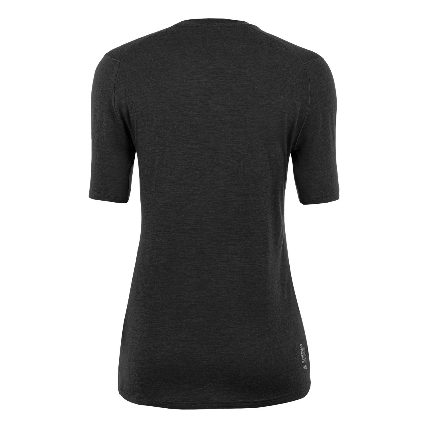 Camiseta Salewa Pure Logo Alpine Merino Responsive Mujer Negras | ZC1937504