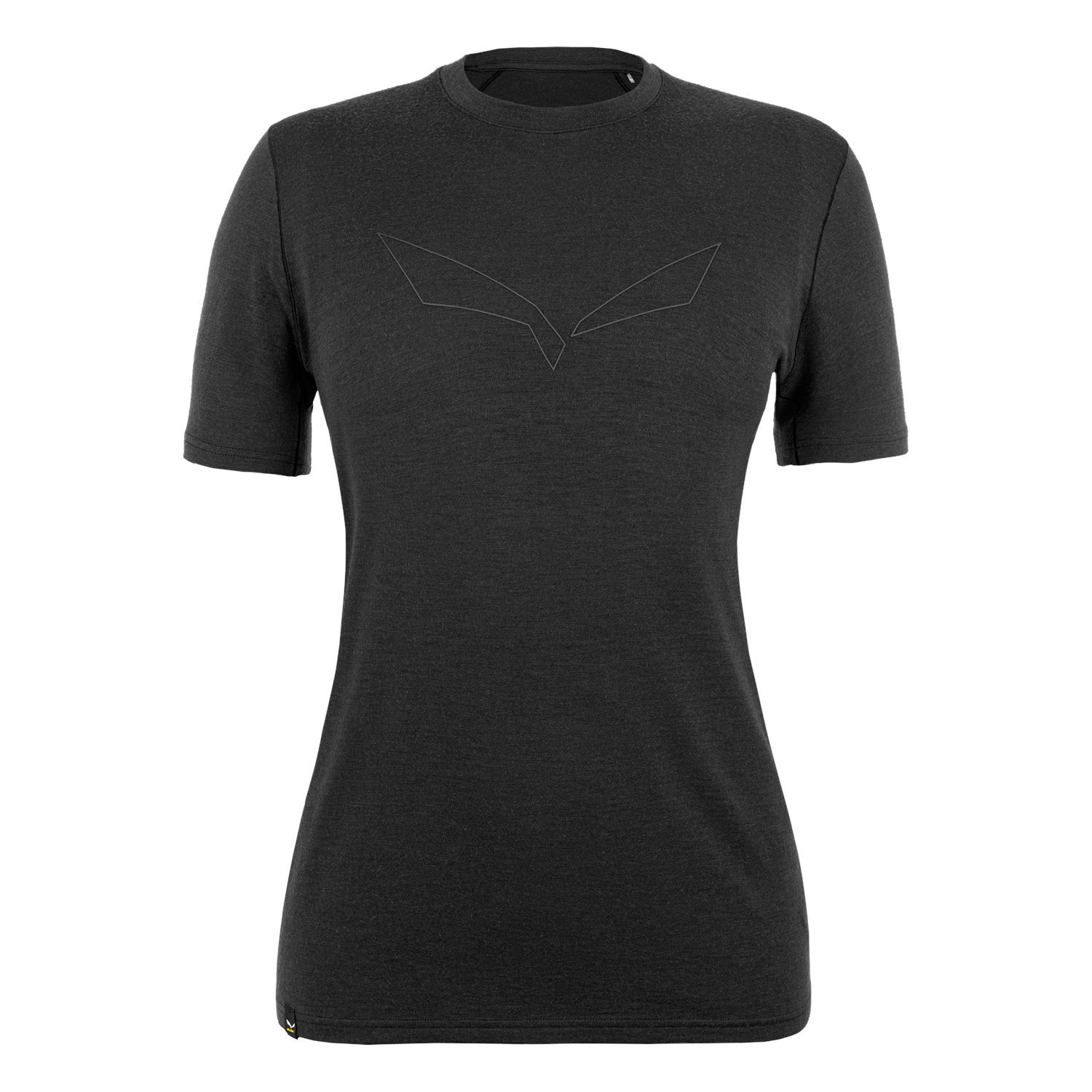 Camiseta Salewa Pure Logo Alpine Merino Responsive Mujer Negras | ZC1937504