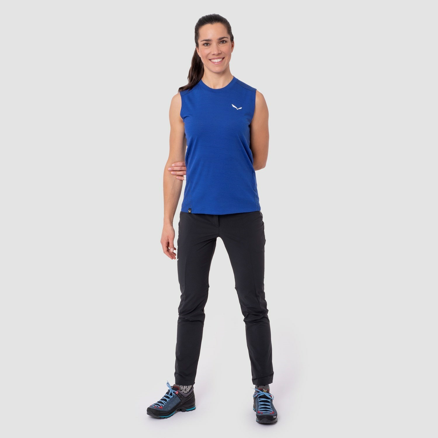 Camiseta Salewa Pure Salamander Merino Tanktop Mujer Azules | QI5273869