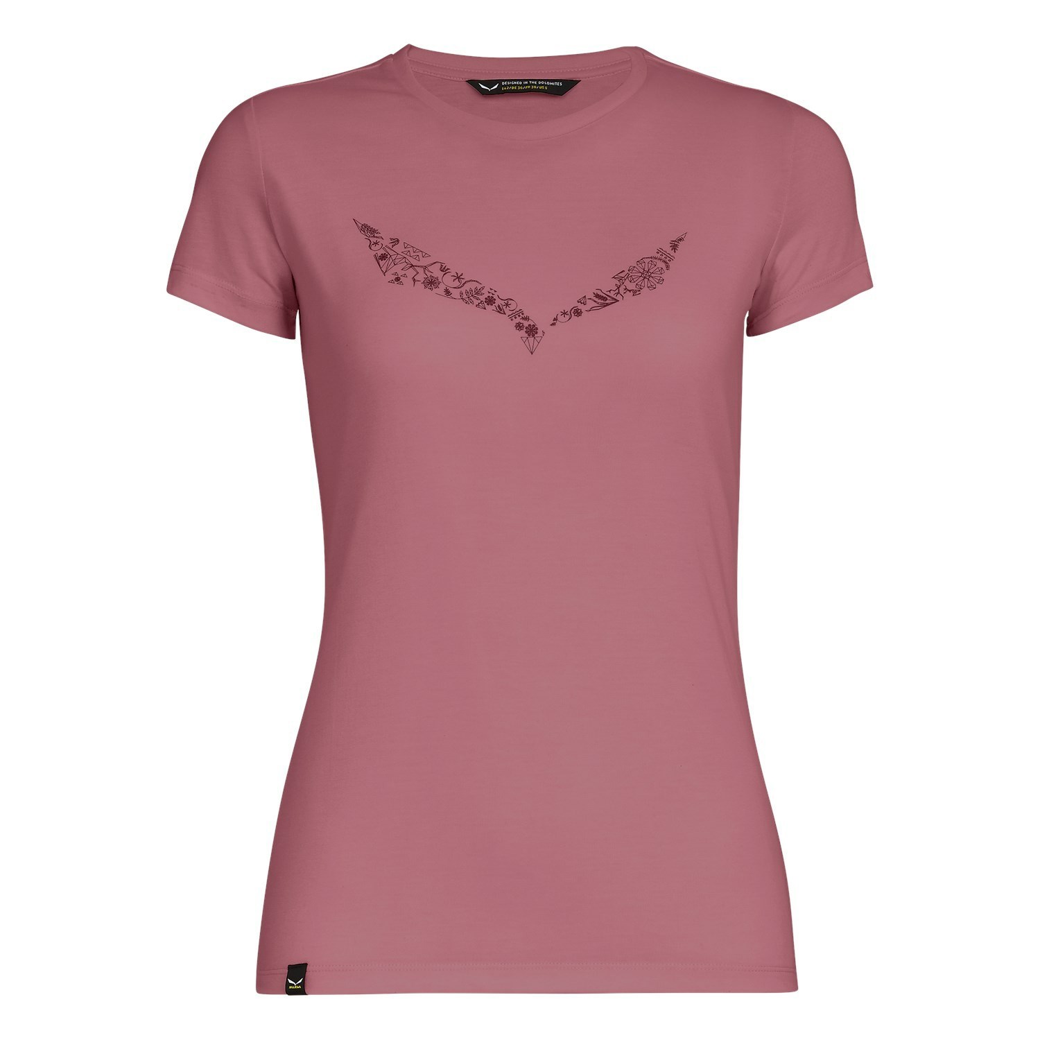 Camiseta Salewa Solidlogo Dri-Release® Mujer Negras | IE3762495