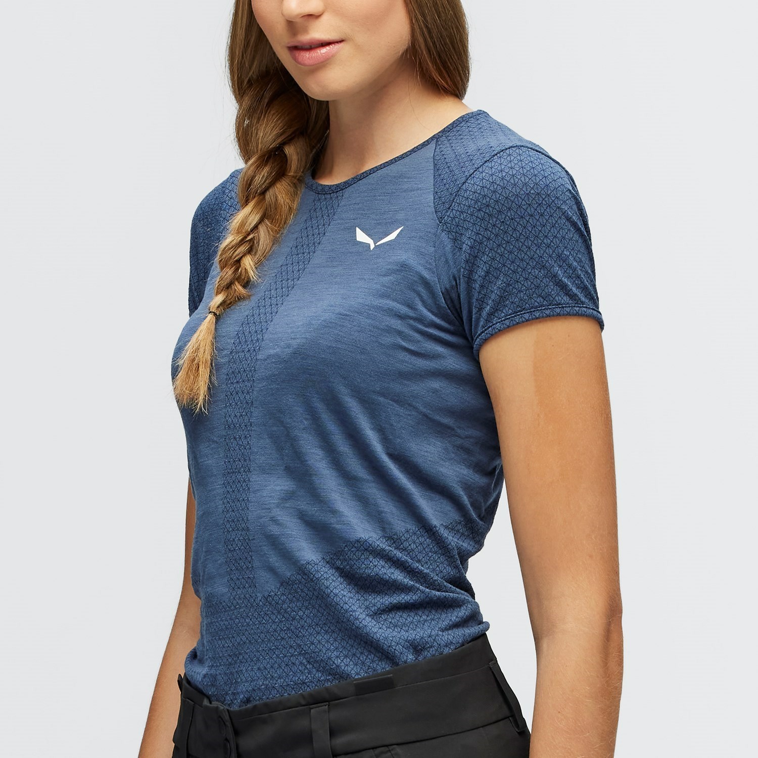 Camiseta Salewa Zebru Responsive Mujer Azules | TG4513708