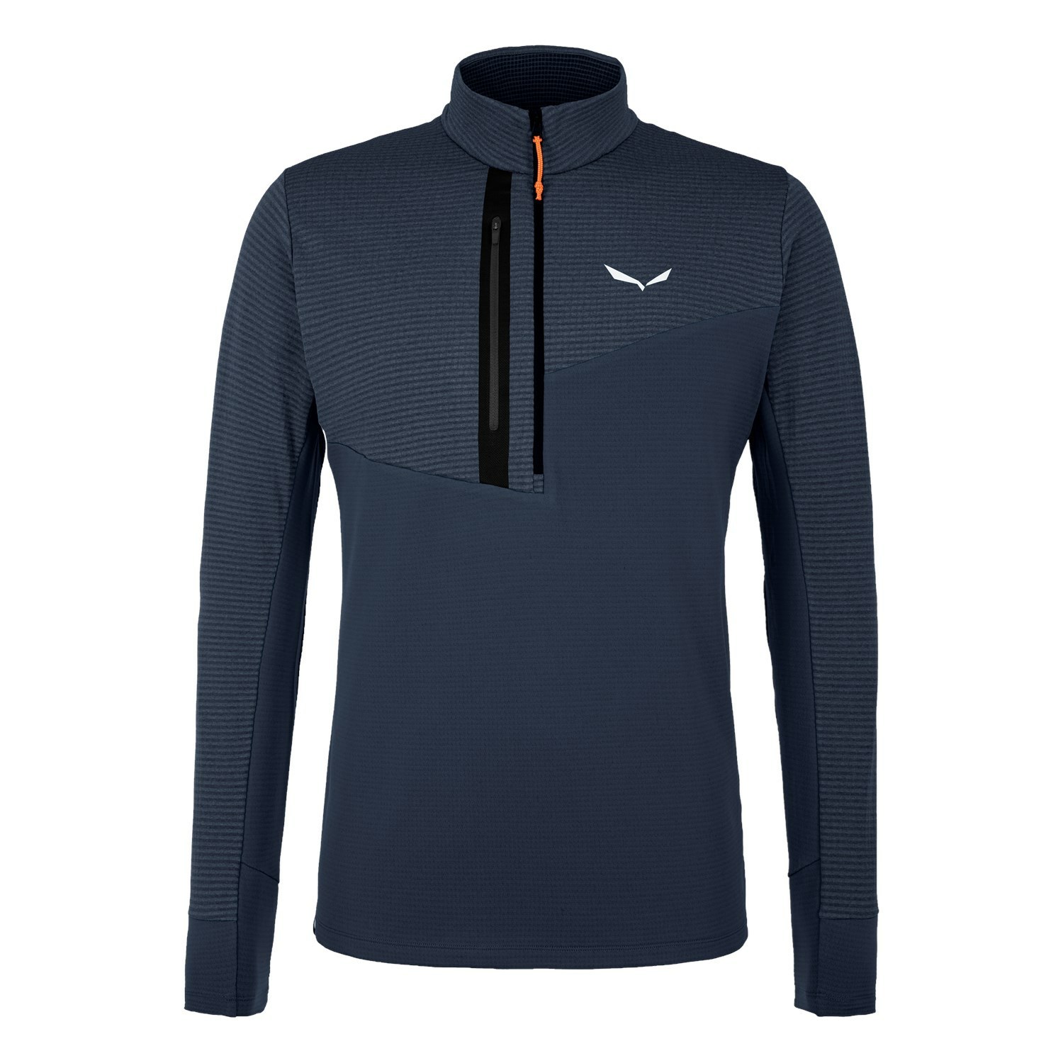 Capa Base De Manga Larga Salewa Vajolet Polarlite Responsive Half Zip Fleece Hombre Azul Marino | KD0512879