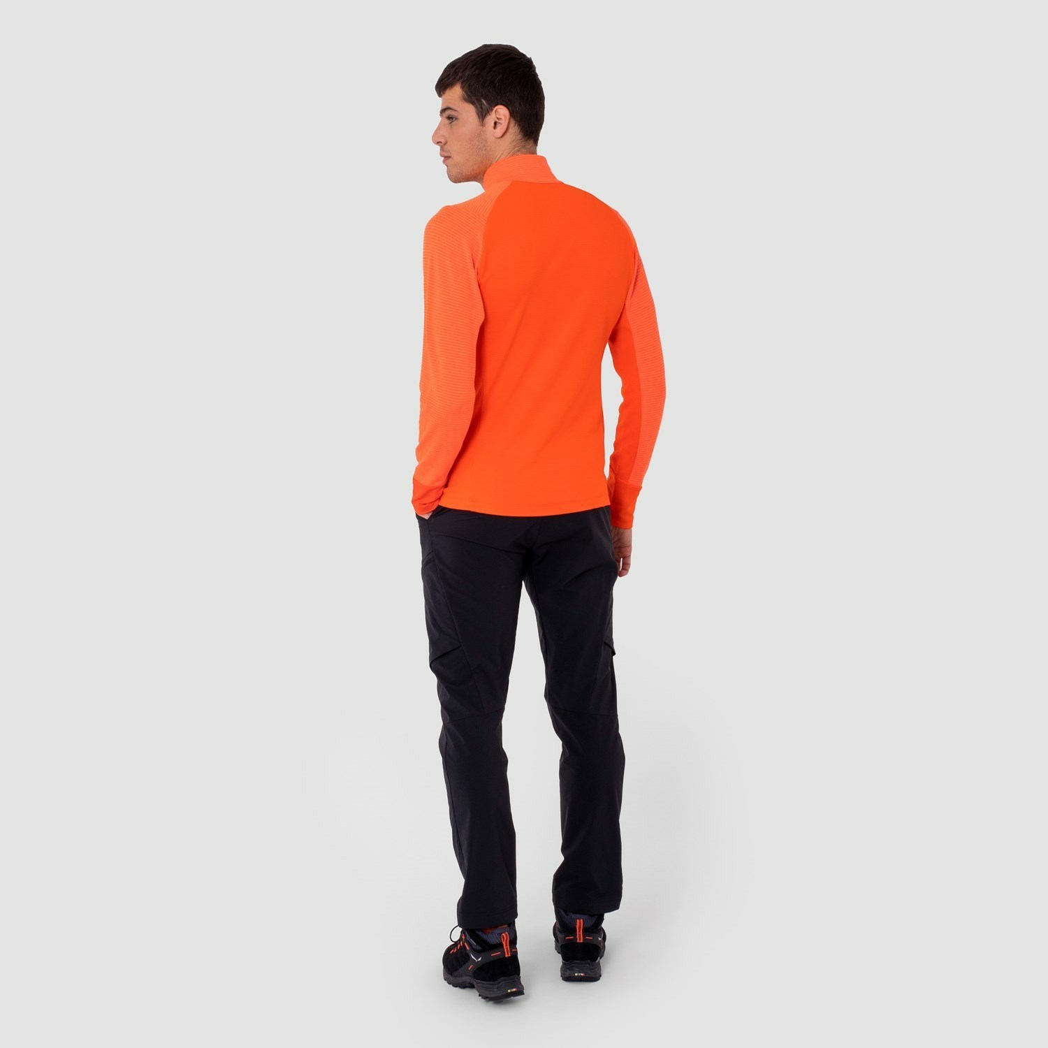 Capa Base De Manga Larga Salewa Vajolet Polarlite Responsive Half Zip Fleece Hombre Naranjas | QH1846729