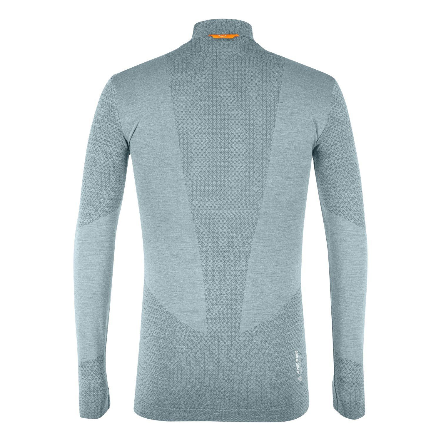 Capa Base De Manga Larga Salewa Zebru Responsive Half Zip Tee Hombre Gris | LH7635018