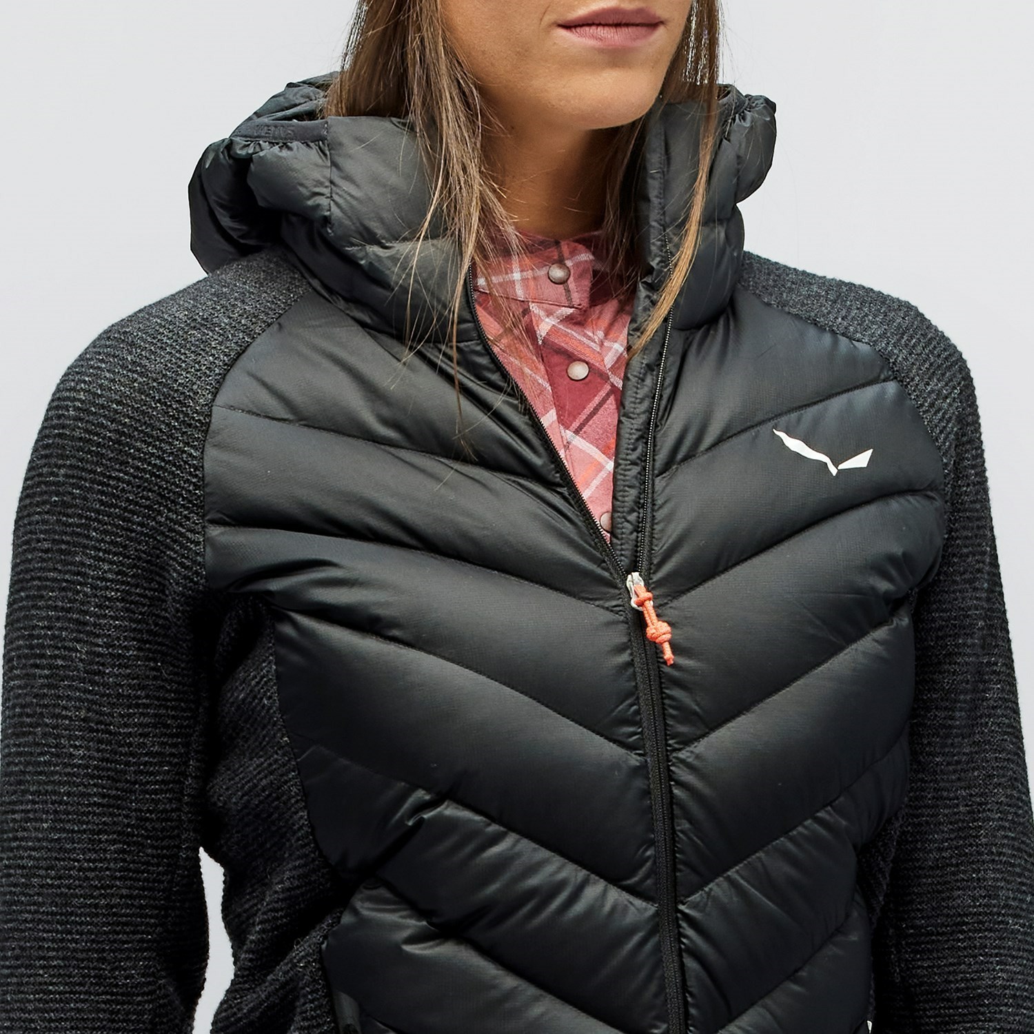 Chaqueta De Plumas Salewa Fanes Sarner Down Híbrido Chaquetas Mujer Negras | WJ7364895