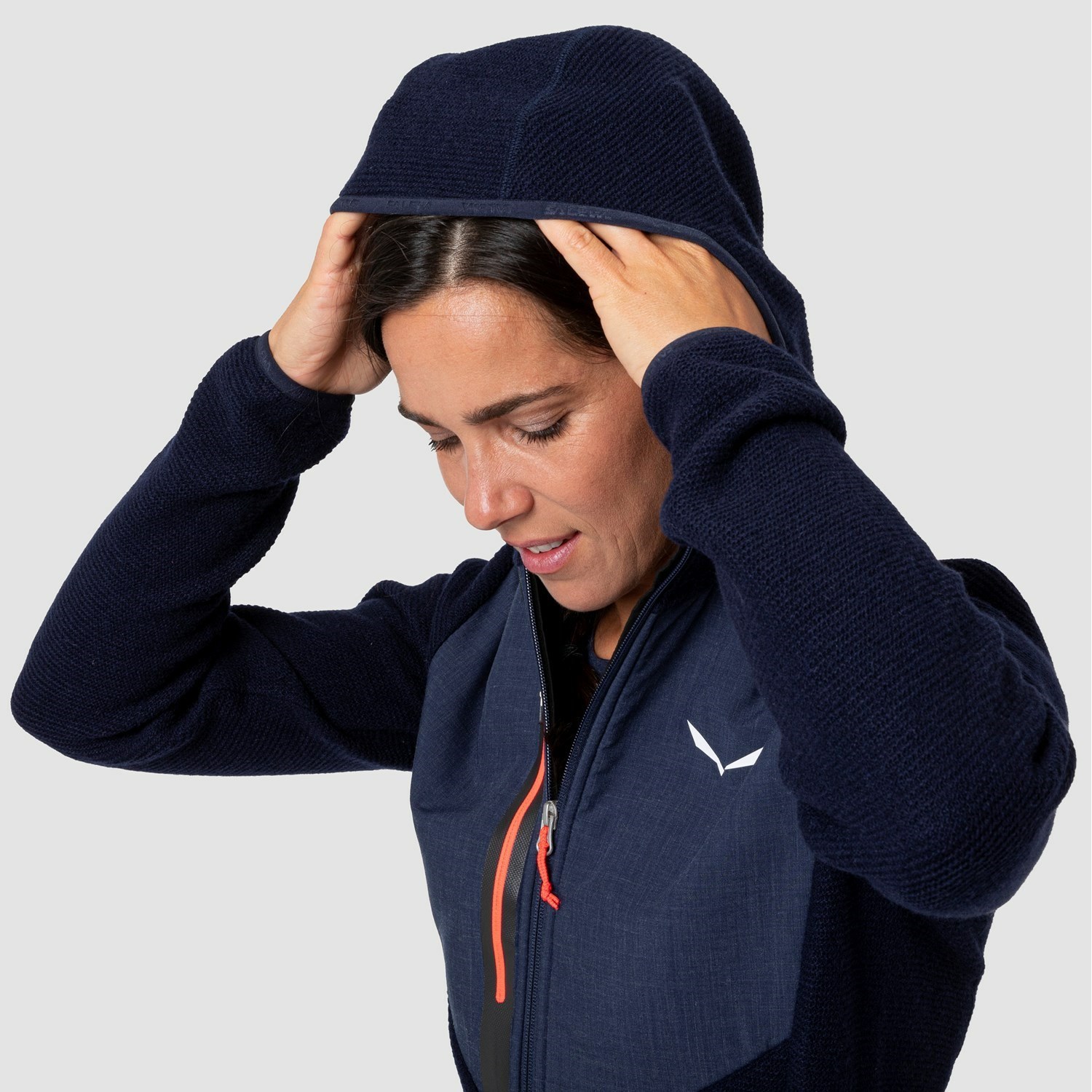 Chaqueta De Plumas Salewa Fedaia Alpinewool® Chaquetas Mujer Azul Marino | PF5739041