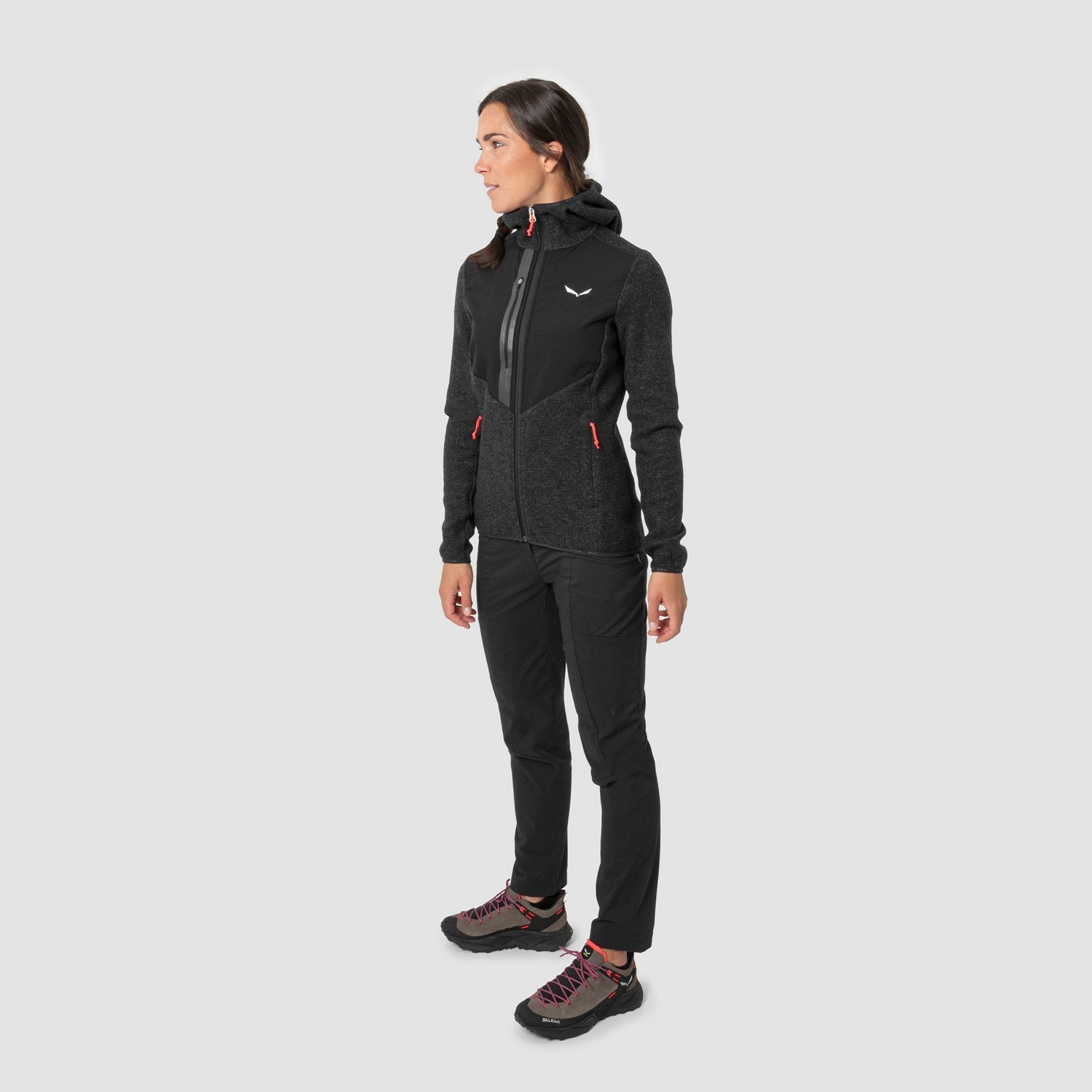 Chaqueta De Plumas Salewa Fedaia Alpinewool® Chaquetas Mujer Negras | ZN7623805